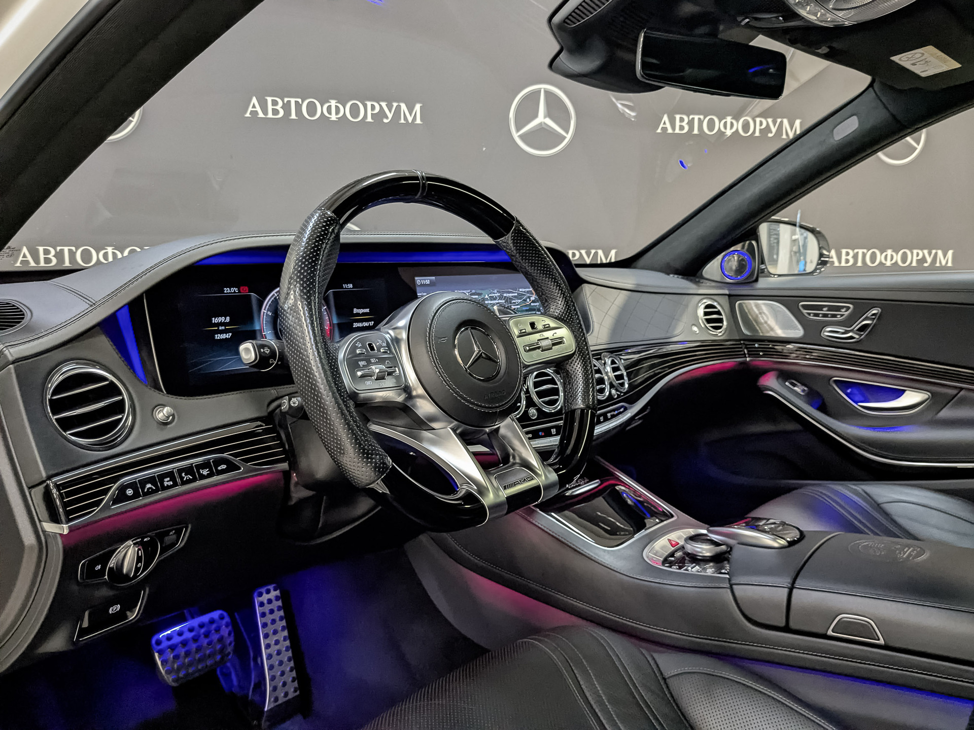 MERCEDES-BENZ S-Класс 4.00 (612 л.с), автомат, 2019, пробег 126 844 км