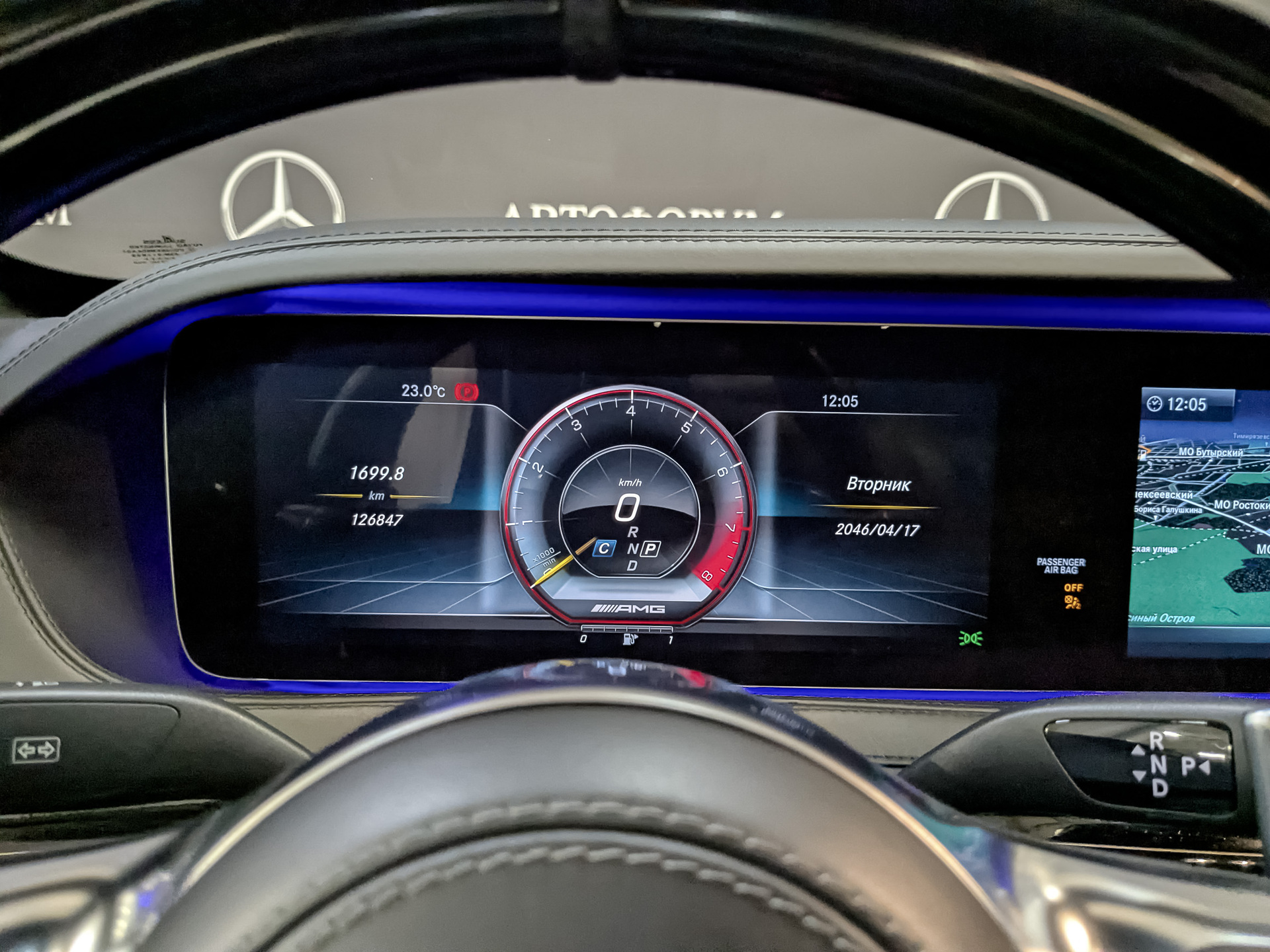 MERCEDES-BENZ S-Класс 4.00 (612 л.с), автомат, 2019, пробег 126 844 км