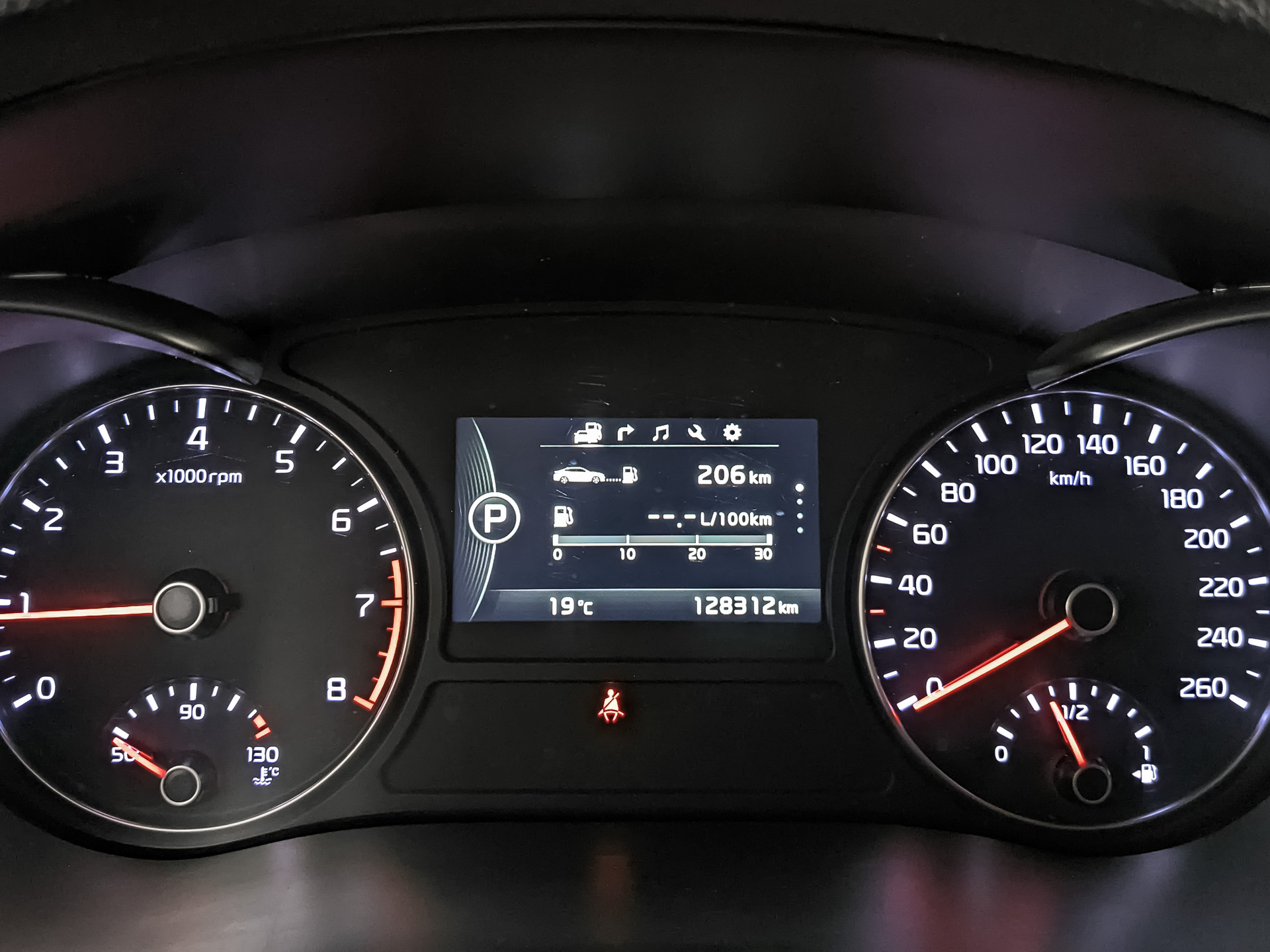 KIA Optima 2.40 (188 л.с), автомат, 2018, пробег 128 300 км