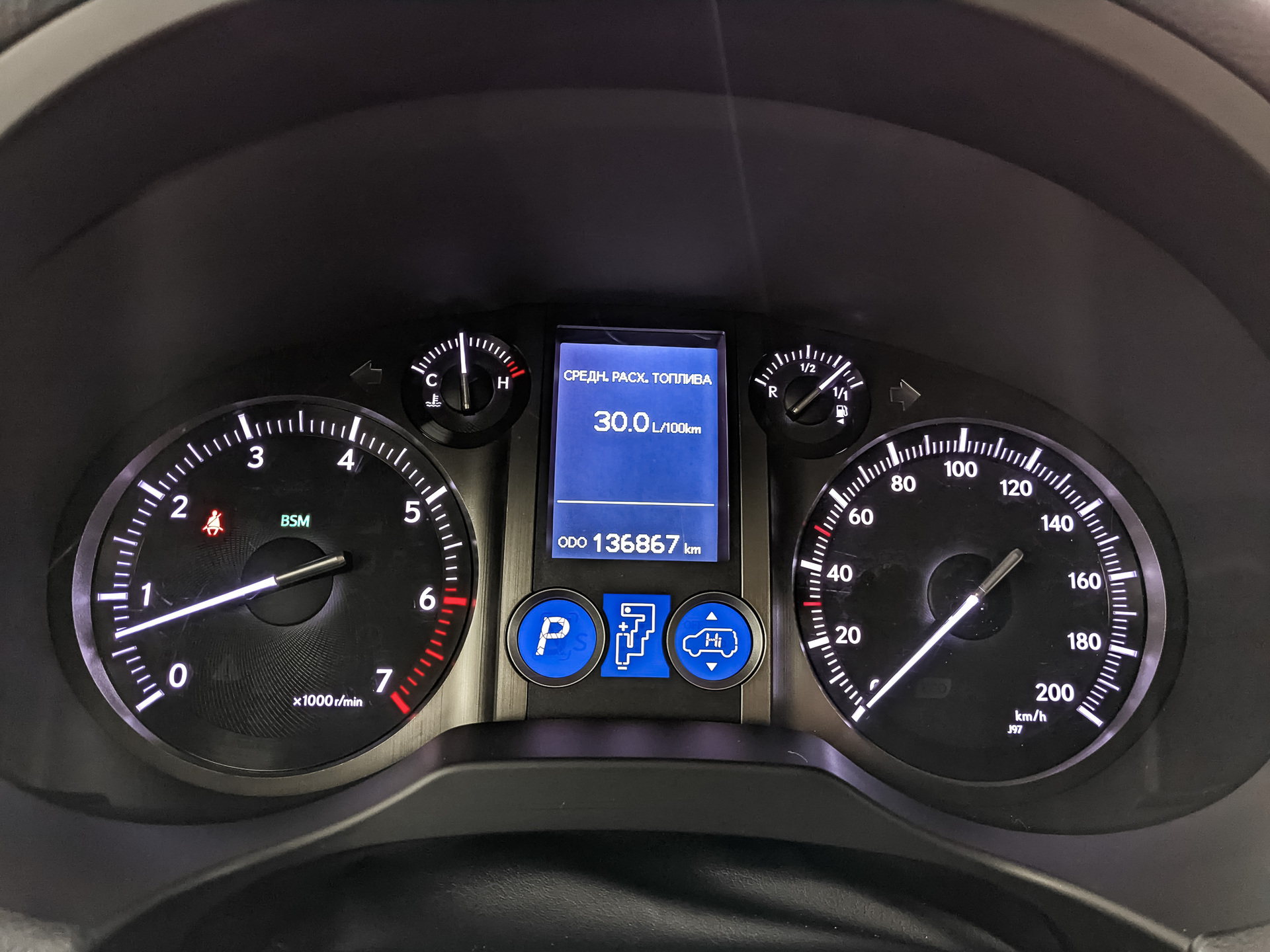LEXUS GX 4.60 (296 л.с), автомат, 2016, пробег 136 866 км