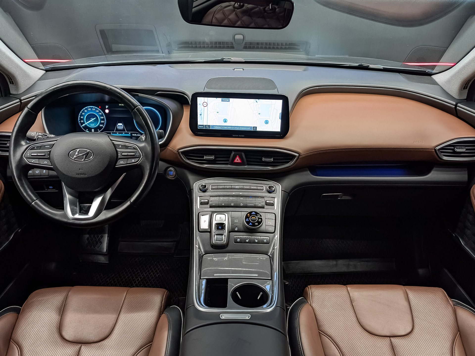 HYUNDAI Santa Fe 2.20 (199 л.с), автомат, 2021, пробег 63 246 км