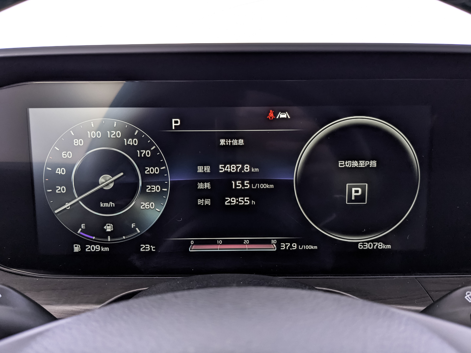 KIA K5 2.00 (240 л.с), автомат, 2021, пробег 63 100 км