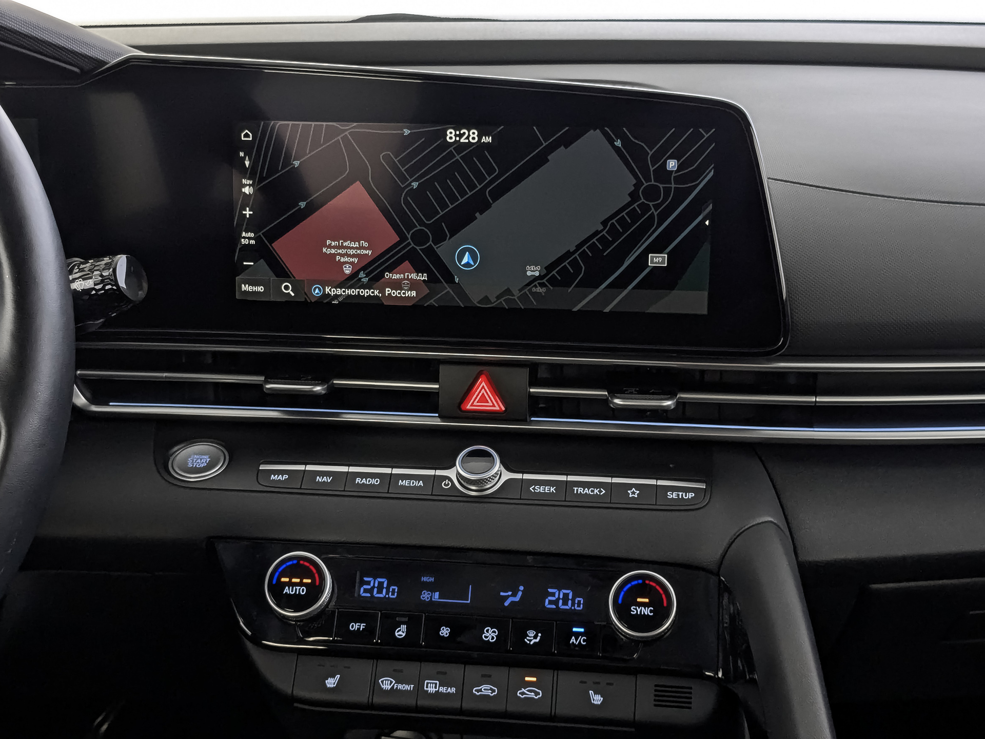 HYUNDAI Elantra 1.60 (128 л.с), автомат, 2022, пробег 44 476 км