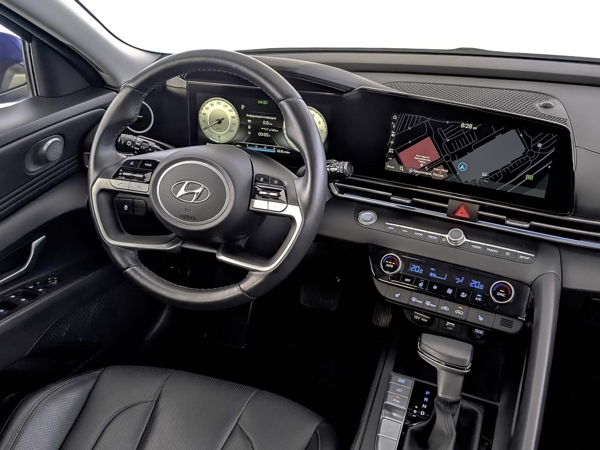 HYUNDAI Elantra 1.60 (128 л.с), автомат, 2022, пробег 44 476 км