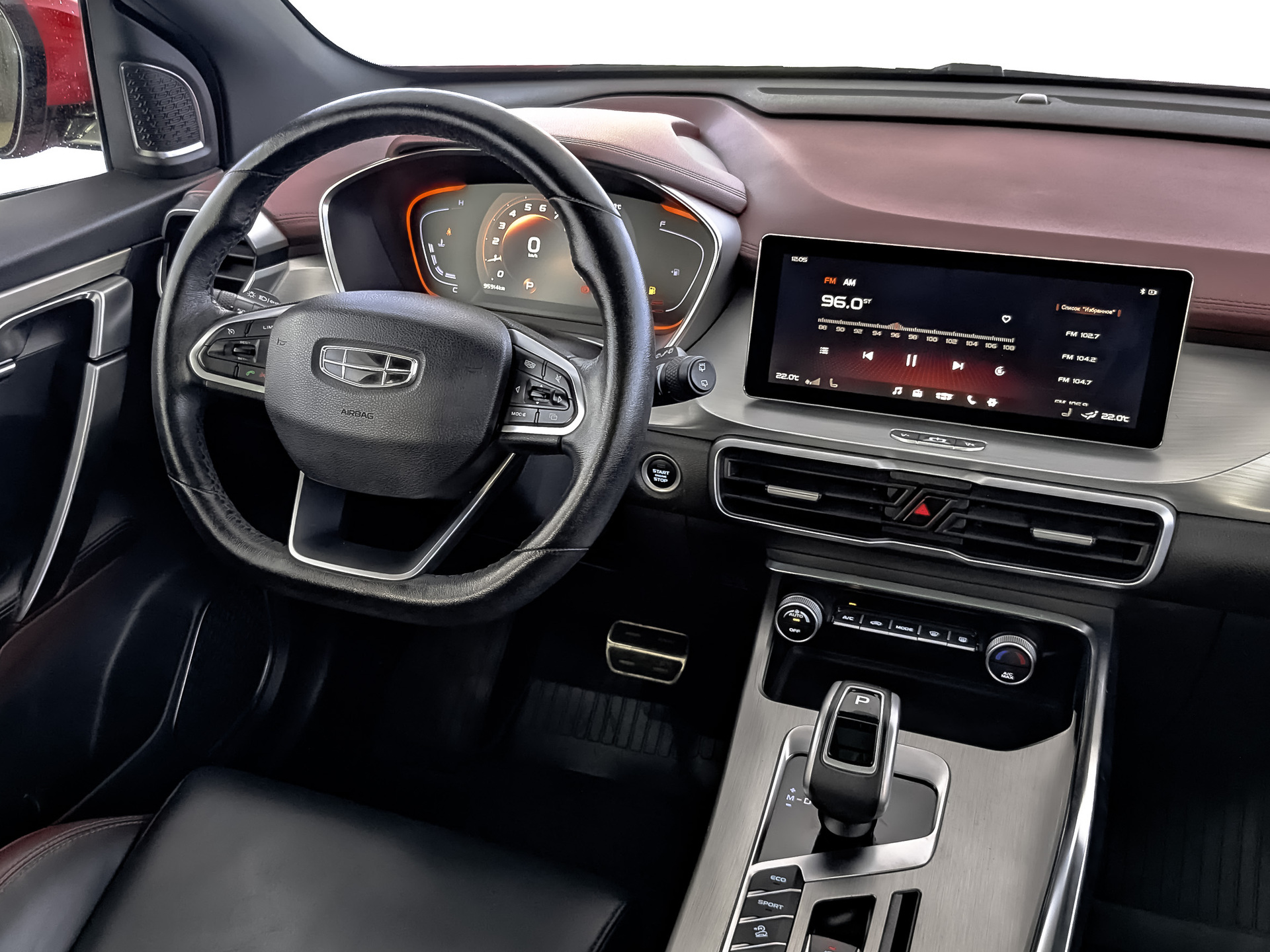 GEELY Coolray 1.50 (149 л.с), автомат, 2020, пробег 95 909 км