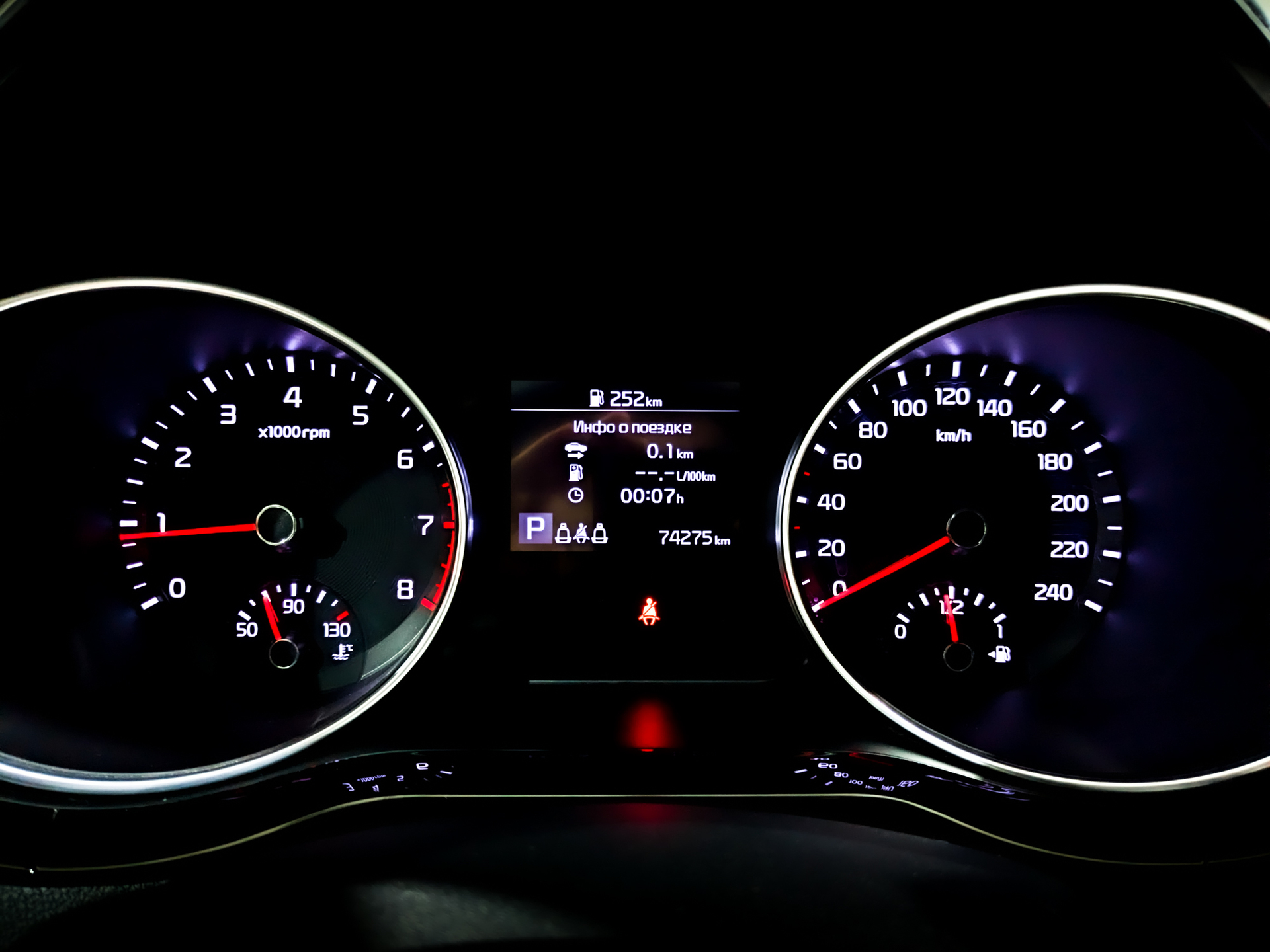 KIA Ceed 1.60 (128 л.с), автомат, 2020, пробег 74 274 км