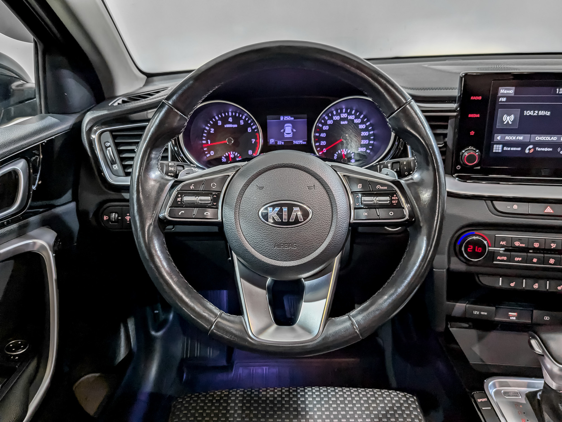 KIA Ceed 1.60 (128 л.с), автомат, 2020, пробег 74 274 км