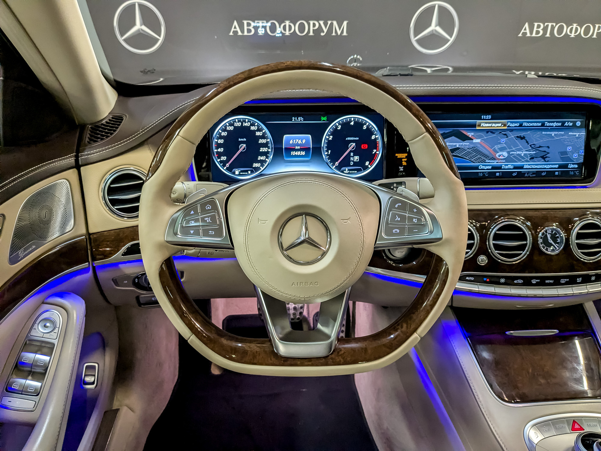MERCEDES-BENZ S-Класс 4.70 (456 л.с), автомат, 2016, пробег 104 695 км