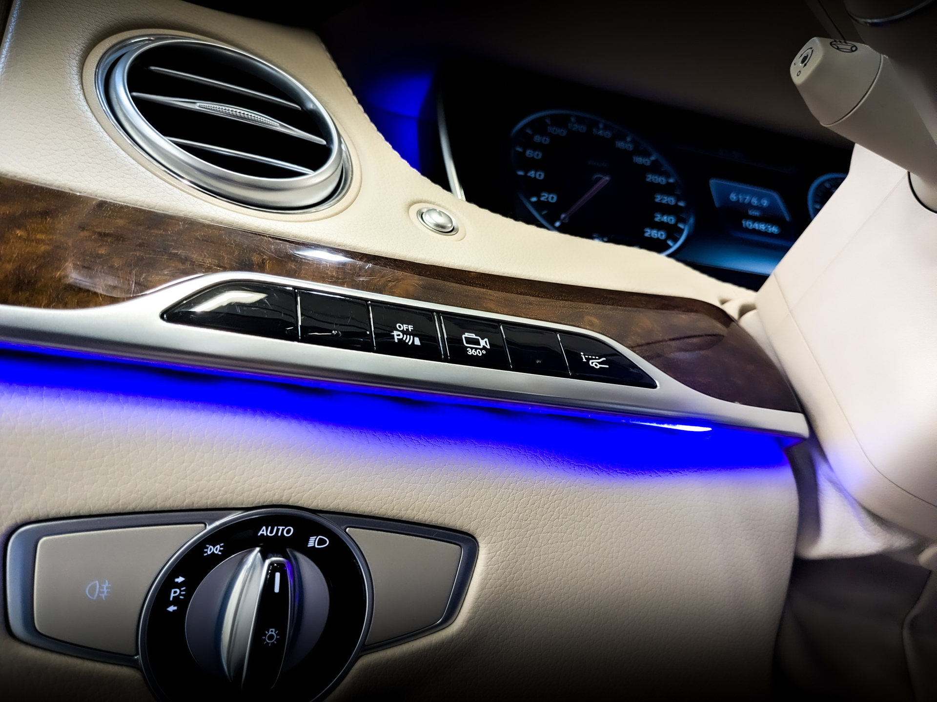 MERCEDES-BENZ S-Класс 4.70 (456 л.с), автомат, 2016, пробег 104 695 км