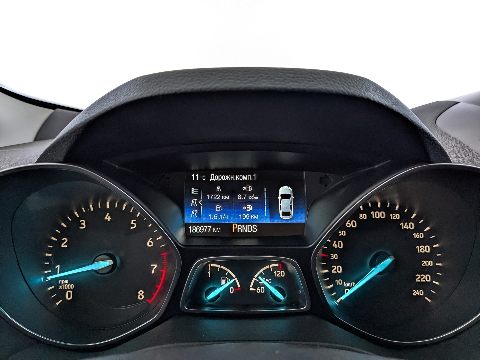FORD Kuga 2.50 (150 л.с), автомат, 2018, пробег 186 959 км
