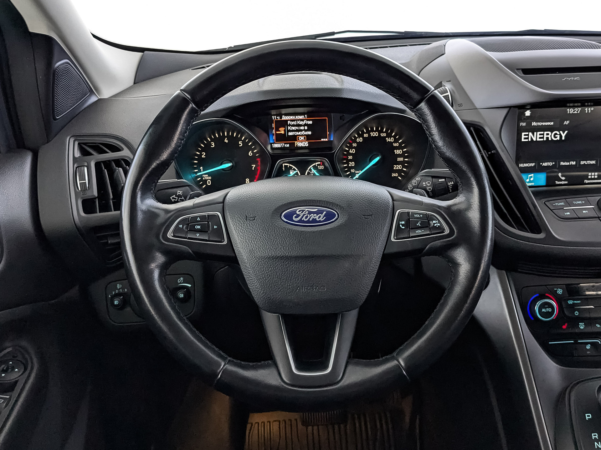 FORD Kuga 2.50 (150 л.с), автомат, 2018, пробег 186 959 км