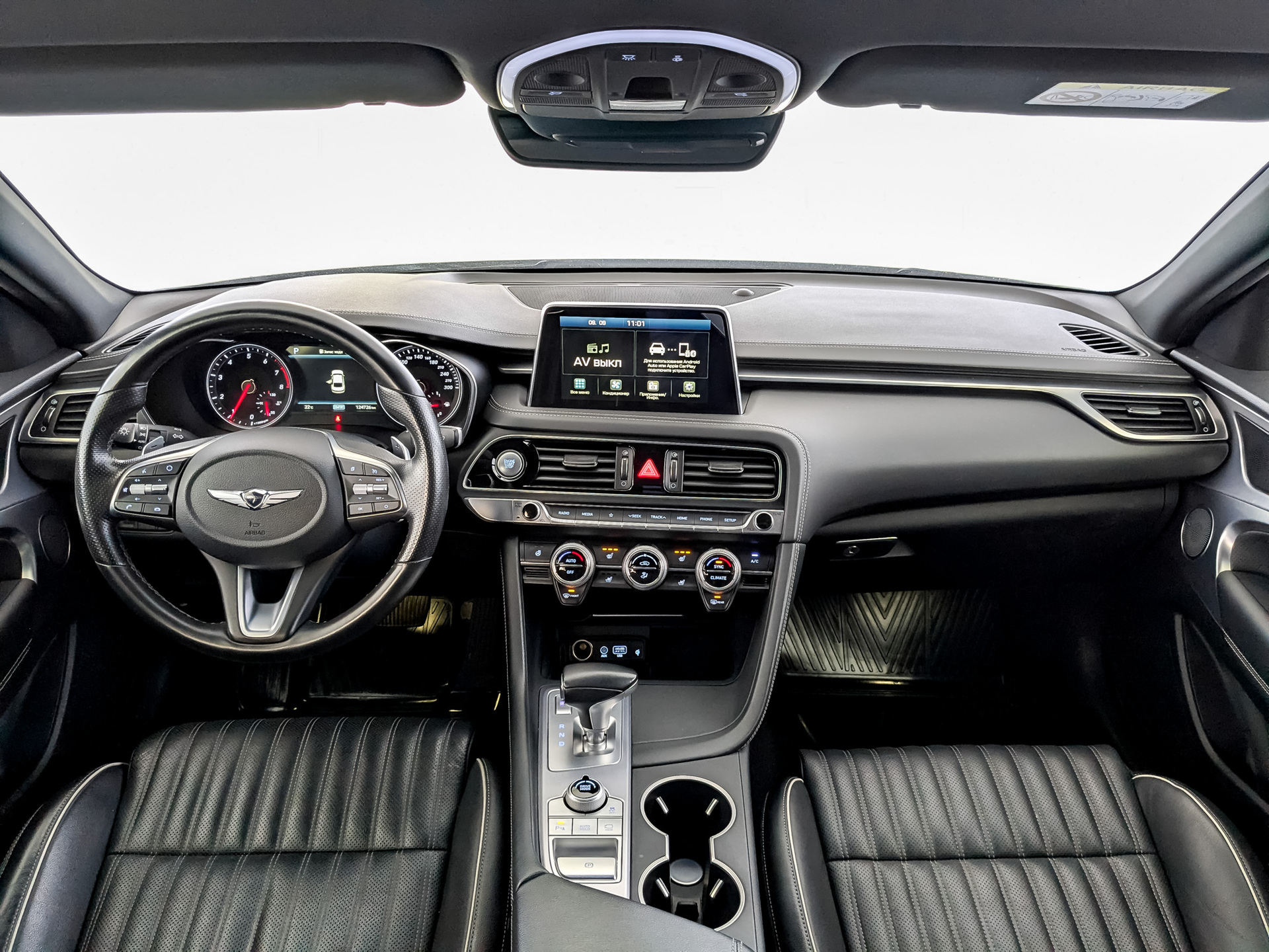 GENESIS G70 2.00 (247 л.с), автомат, 2021, пробег 124 724 км