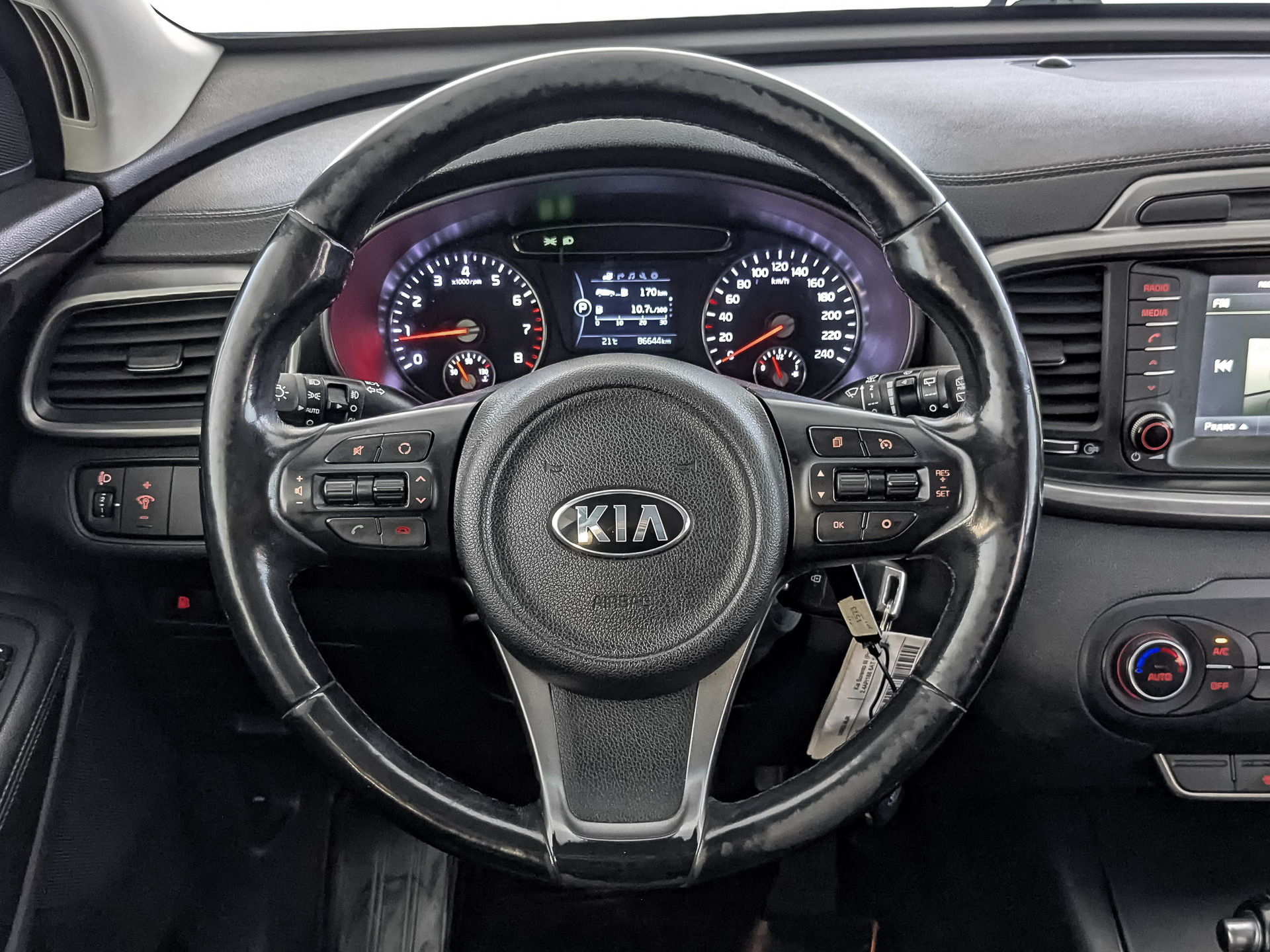 KIA Sorento Prime 2.40 (188 л.с), автомат, 2017, пробег 87 500 км