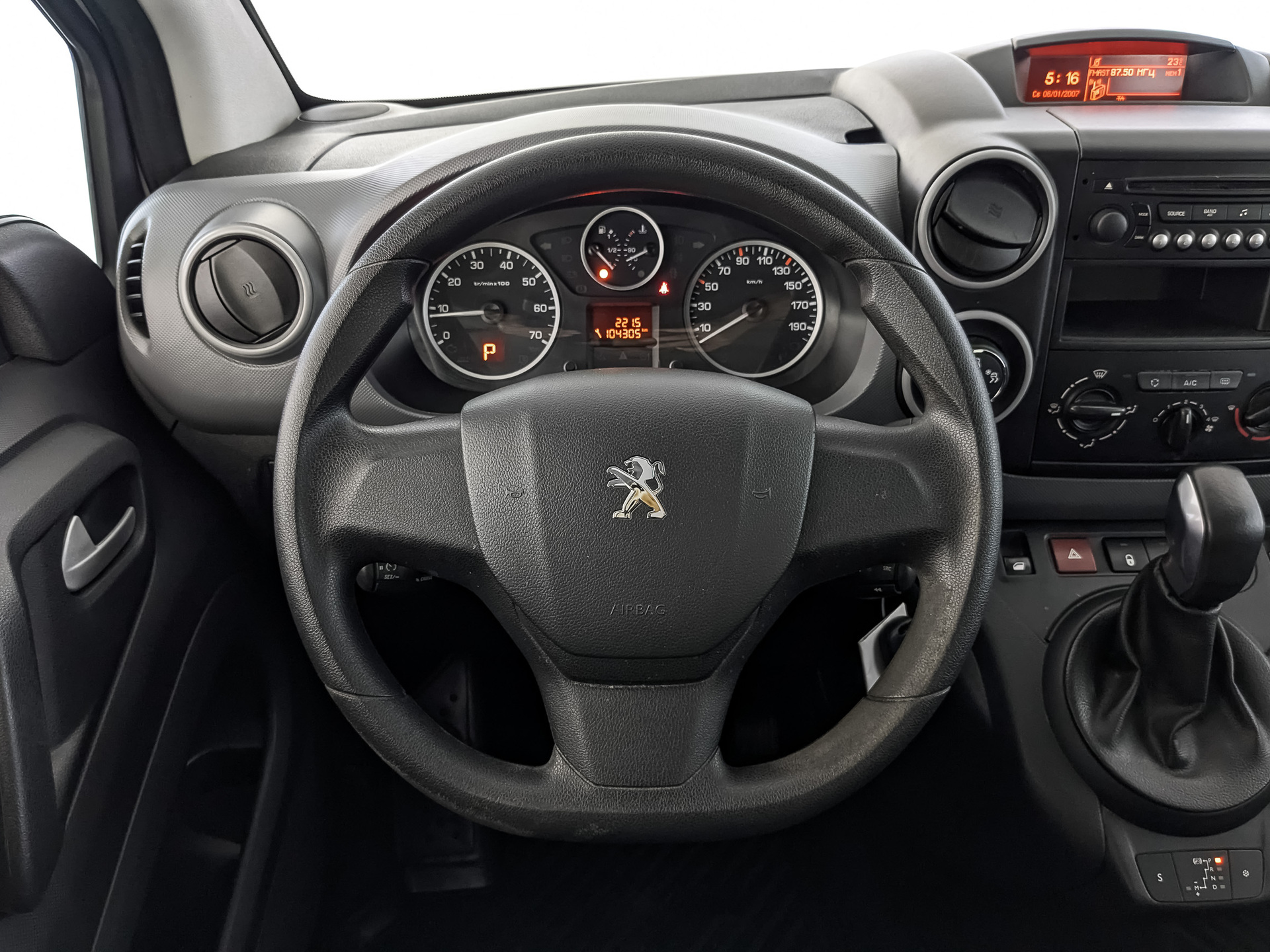 PEUGEOT Partner 1.60 (115 л.с), автомат, 2021, пробег 104 294 км