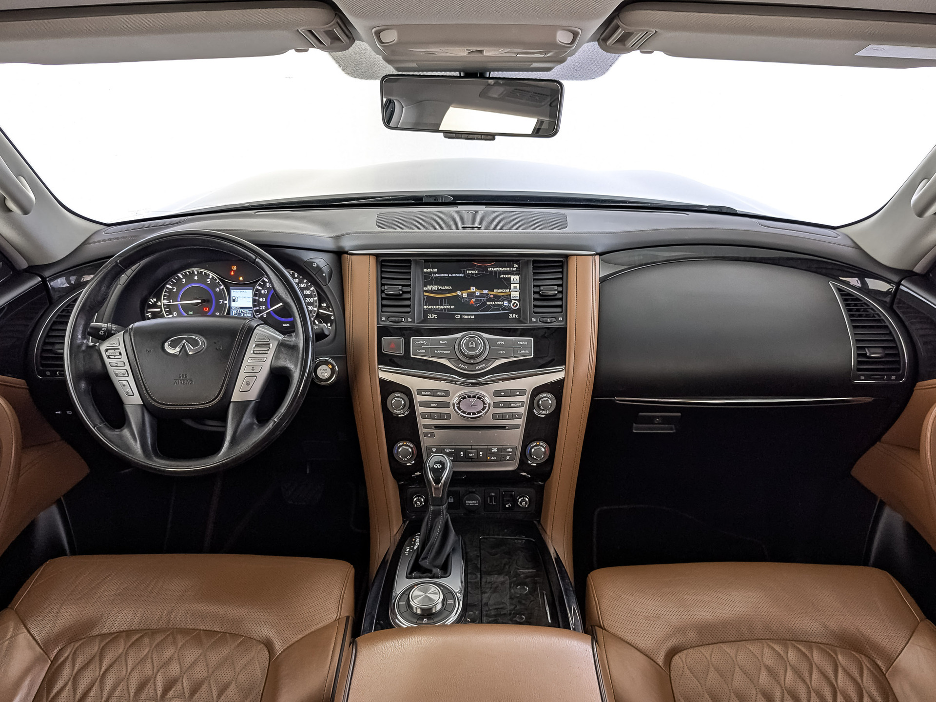 INFINITI QX80 5.60 (405 л.с), автомат, 2019, пробег 137 396 км