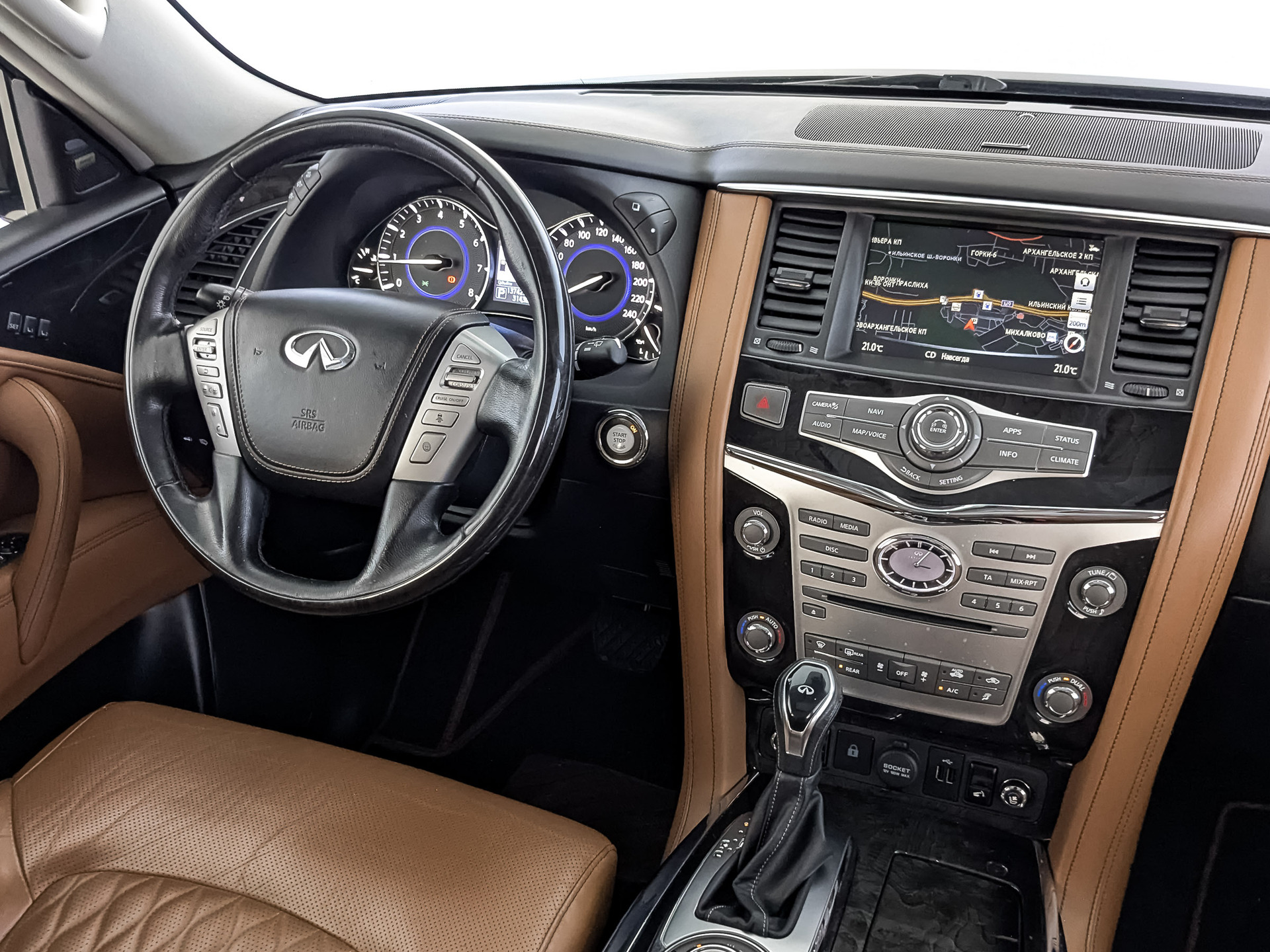 INFINITI QX80 5.60 (405 л.с), автомат, 2019, пробег 137 396 км