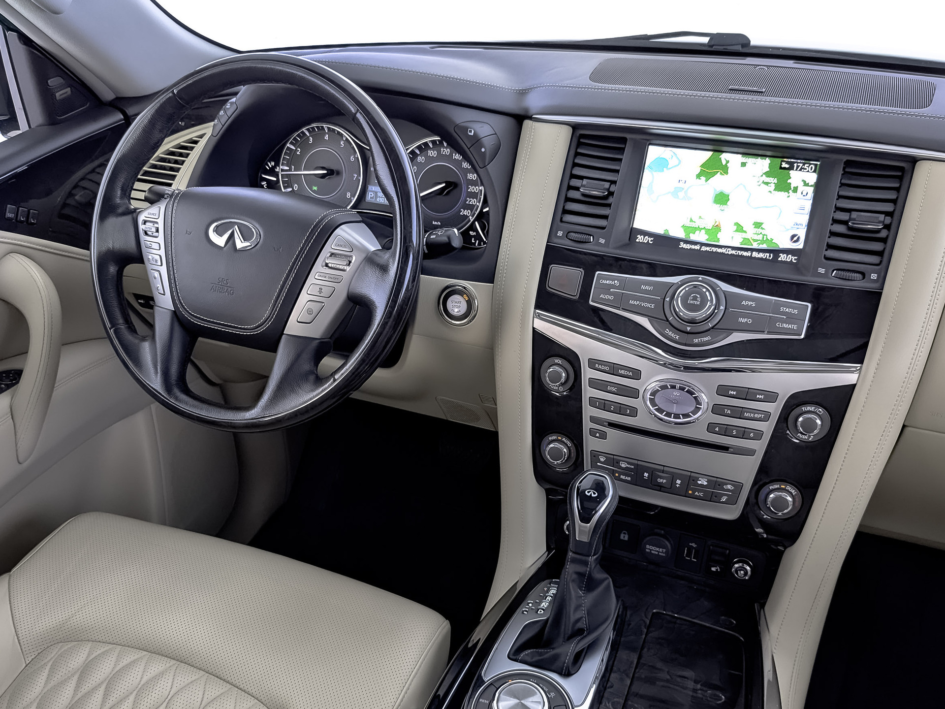 INFINITI QX80 5.60 (405 л.с), автомат, 2019, пробег 98 571 км