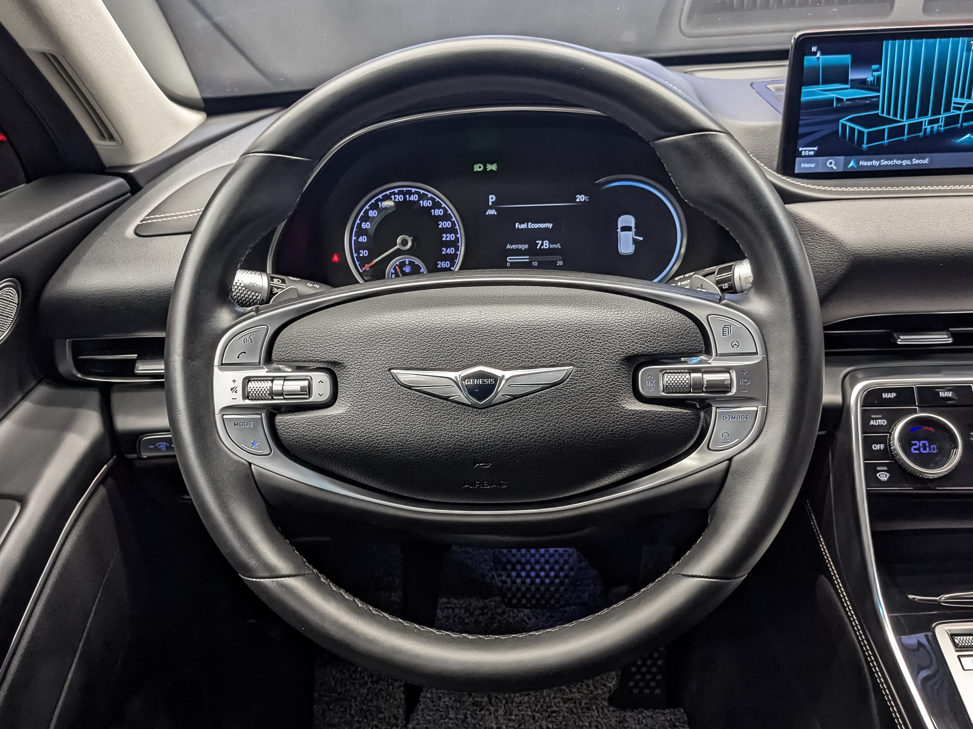GENESIS GV80 3.00 (278 л.с), автомат, 2021, пробег 53 160 км