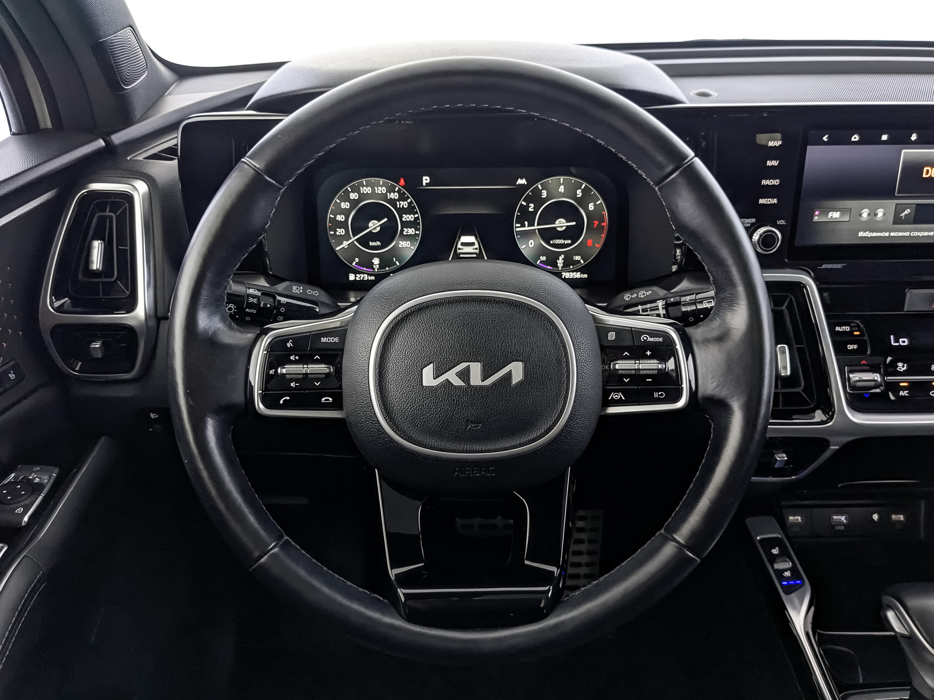 KIA Sorento 2.50 (180 л.с), автомат, 2022, пробег 78 360 км