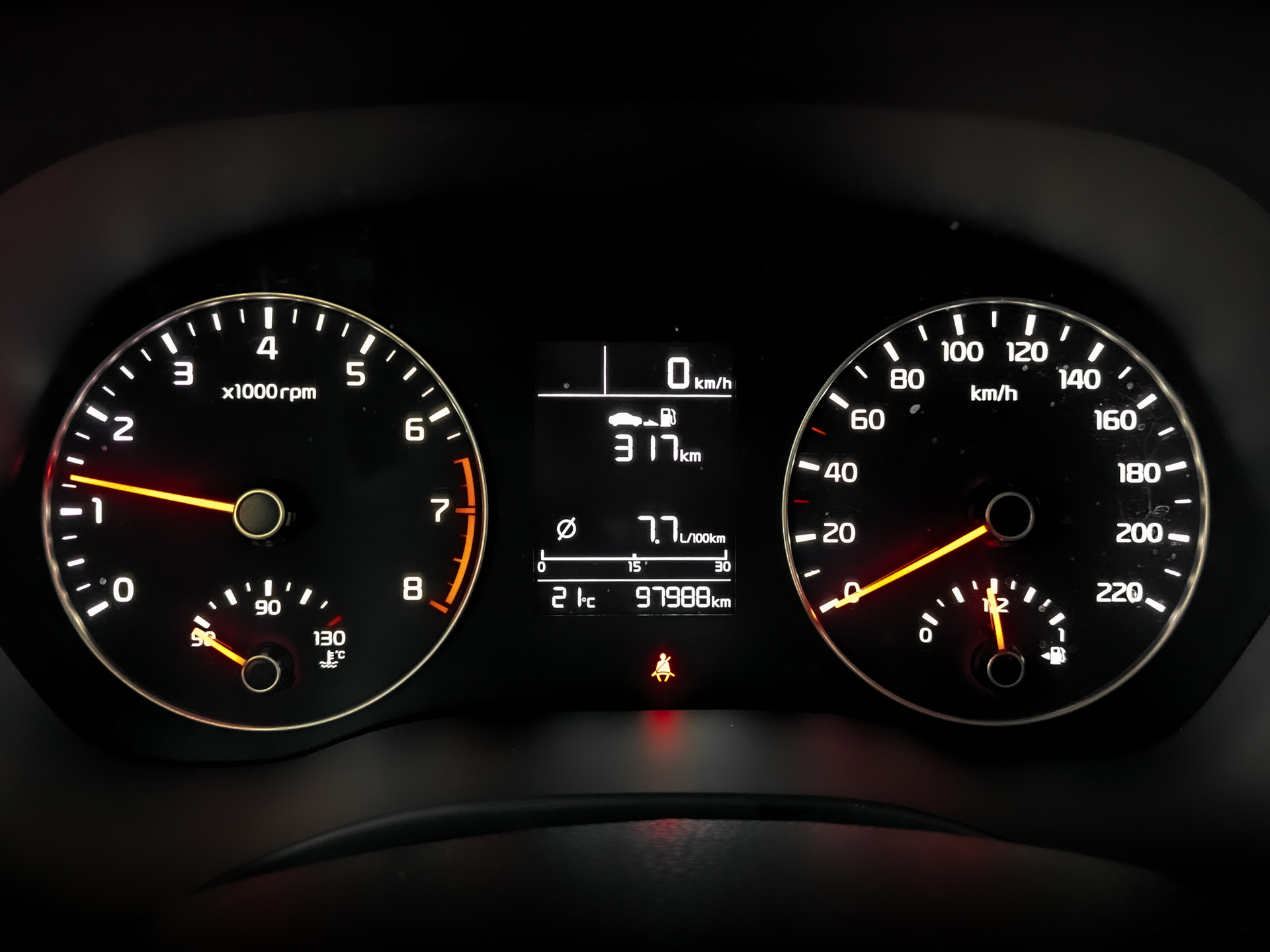 KIA Rio 1.60 (123 л.с), механическая, 2020, пробег 97 989 км