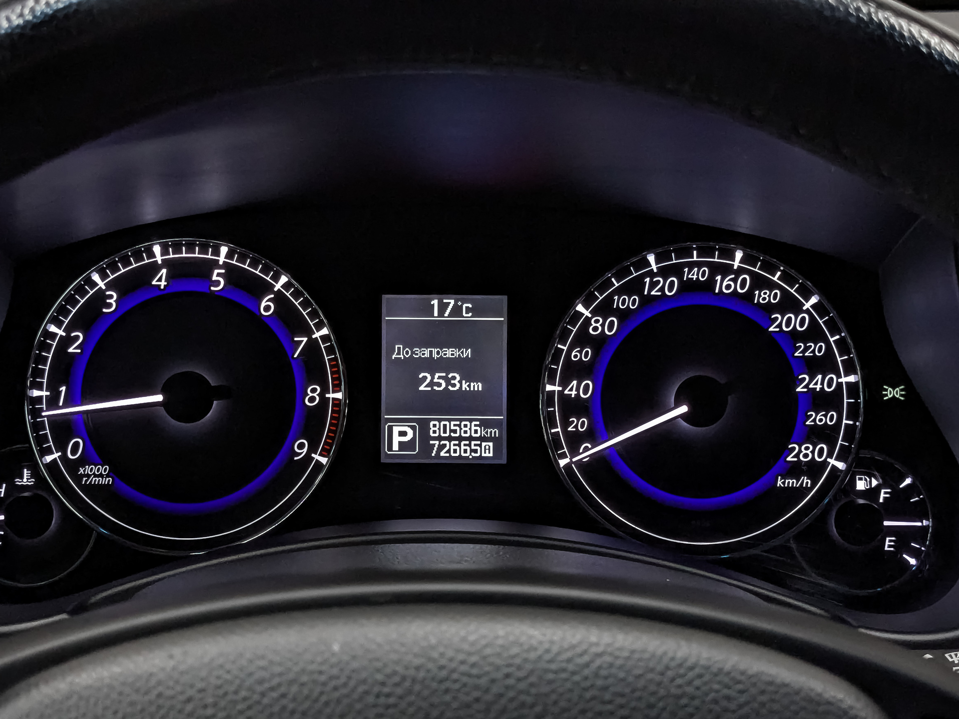 INFINITI QX50 2.50 (222 л.с), автомат, 2016, пробег 80 485 км