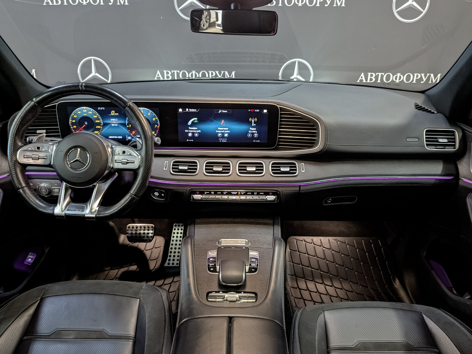 MERCEDES-BENZ GLE 53 AMG 4M 3.00 (435 л.с), автомат, 2020, пробег 88 759 км