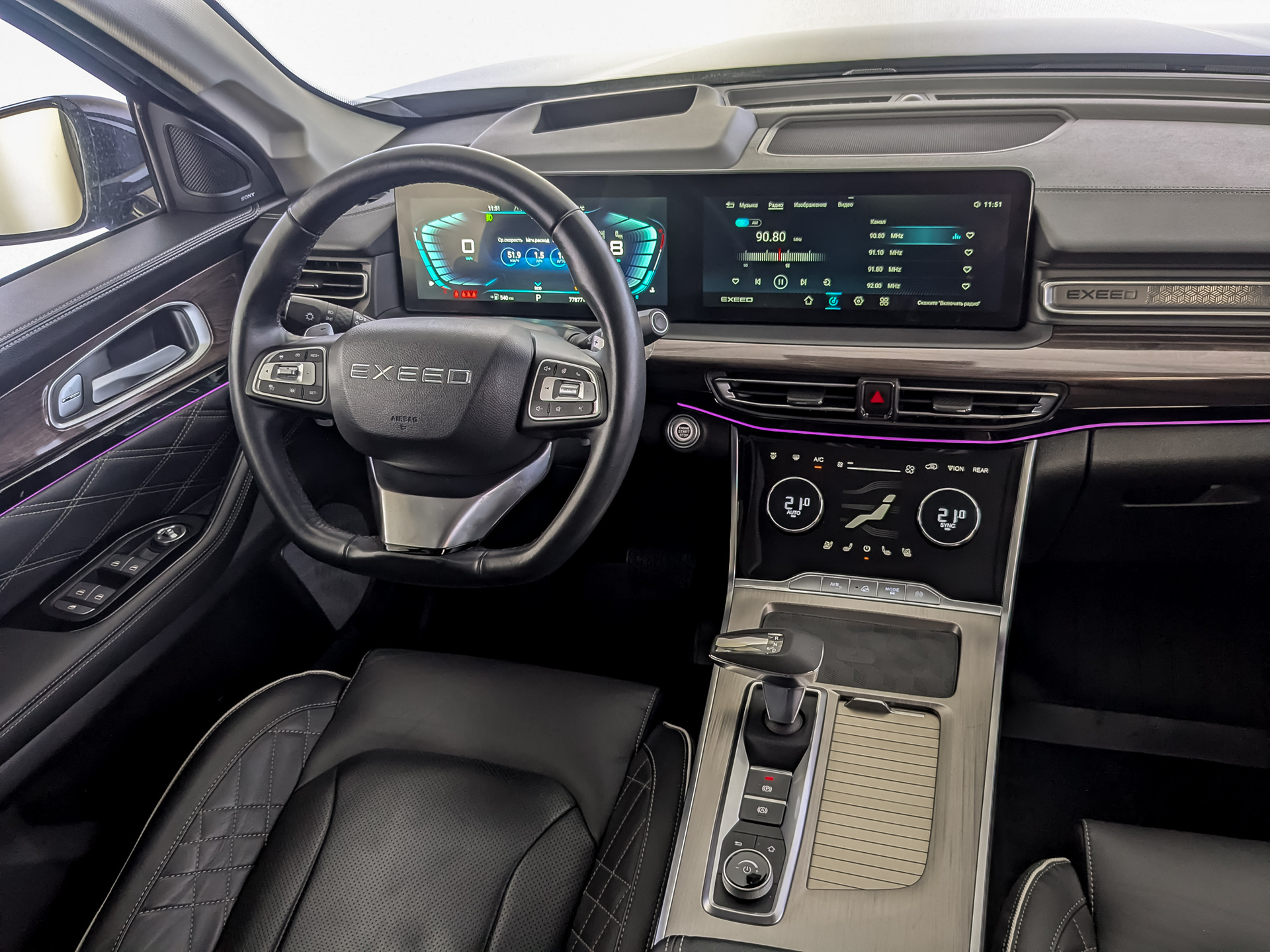 EXEED VX 2.00 (249 л.с), автомат, 2023, пробег 77 833 км