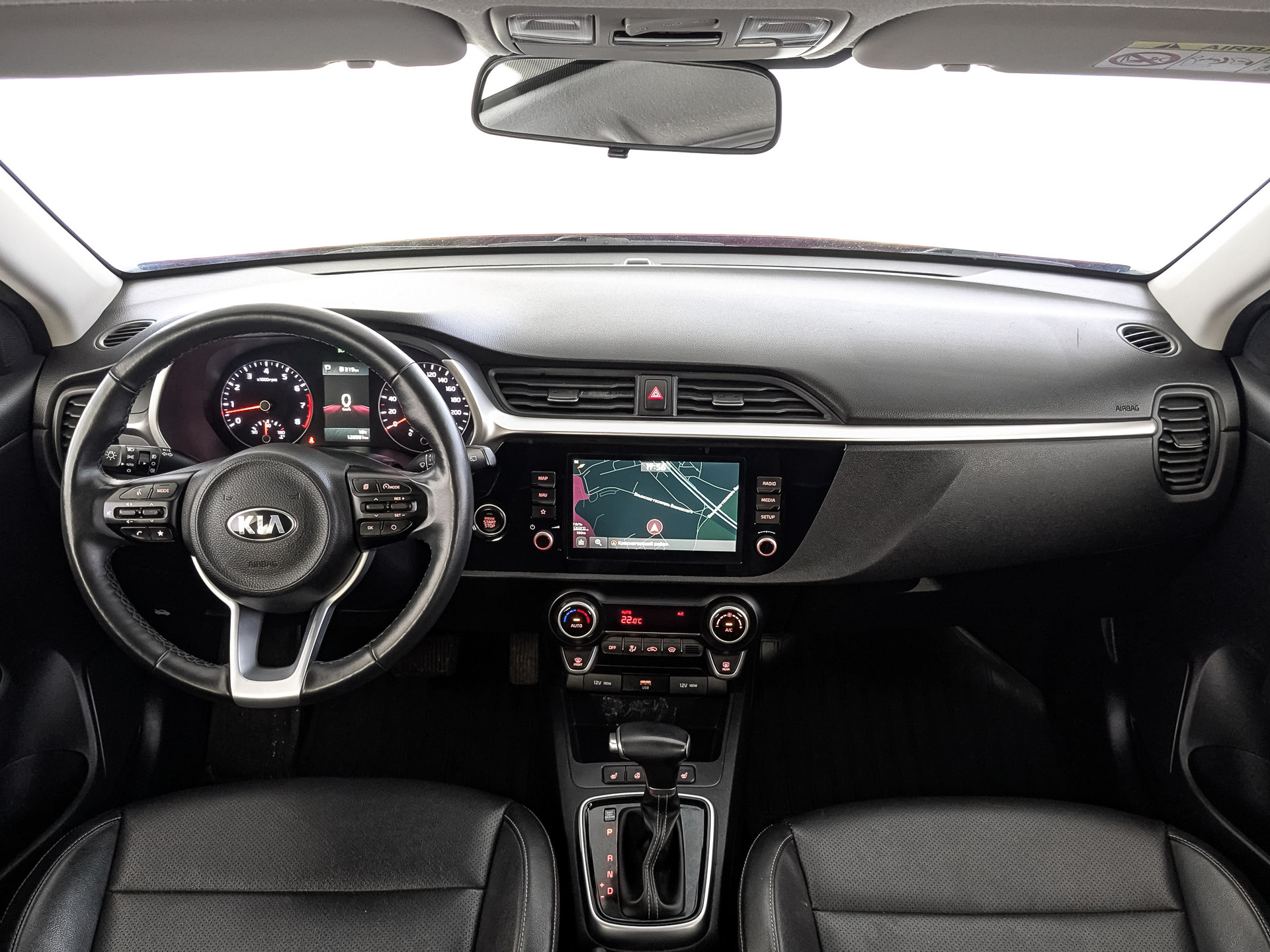 KIA Rio X 1.60 (123 л.с), автомат, 2021, пробег 126 580 км