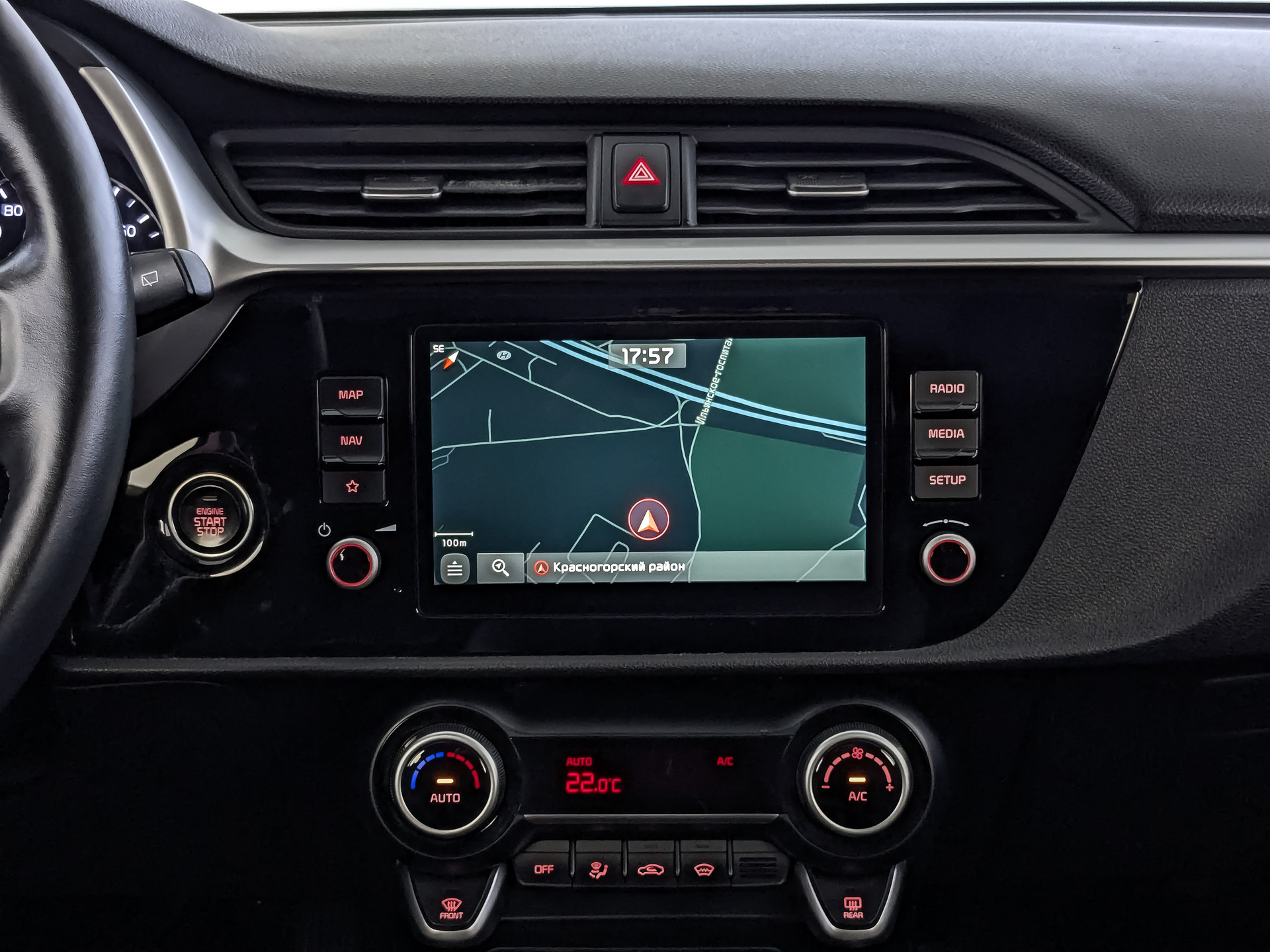 KIA Rio X 1.60 (123 л.с), автомат, 2021, пробег 126 580 км