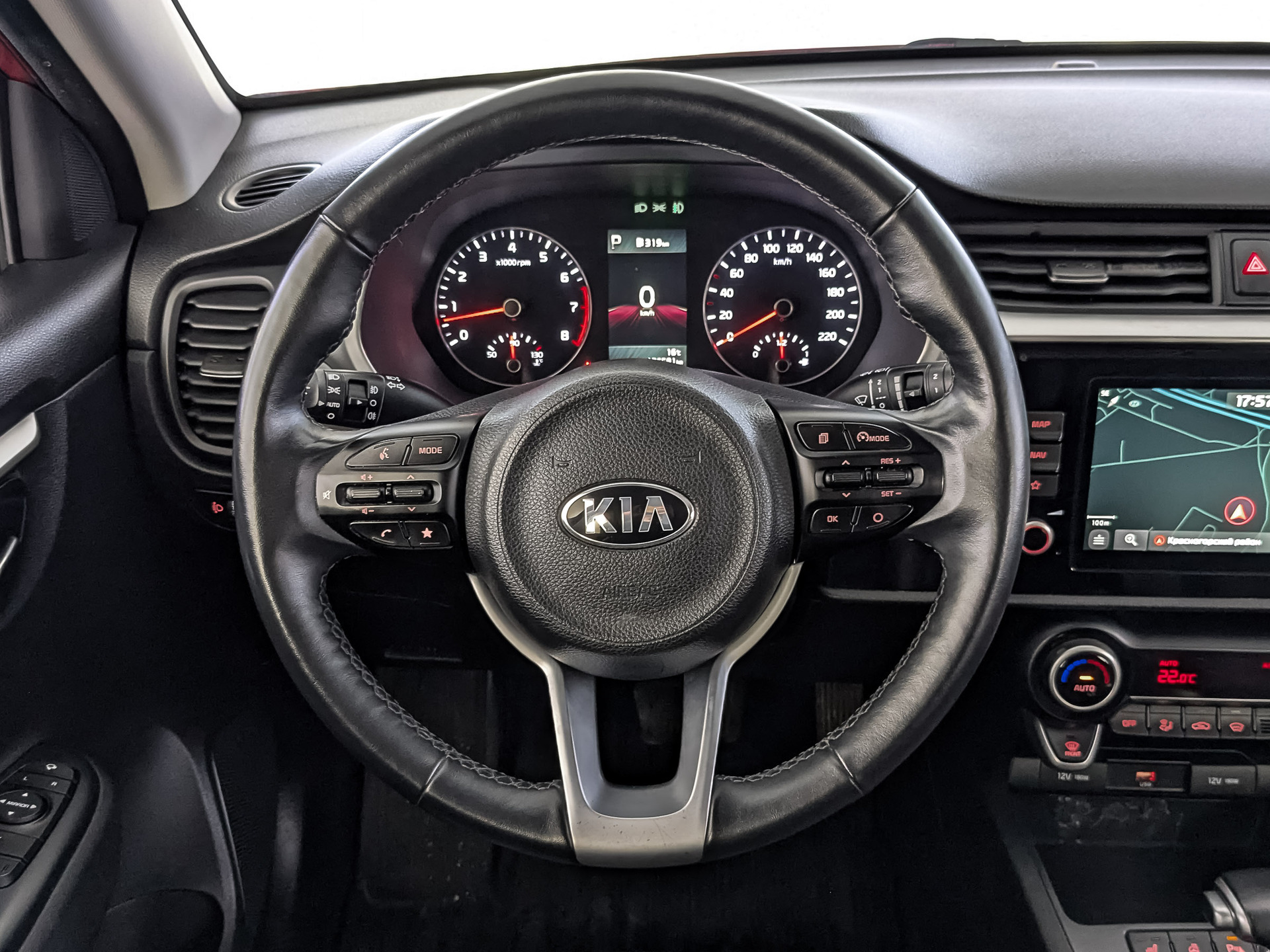 KIA Rio X 1.60 (123 л.с), автомат, 2021, пробег 126 580 км