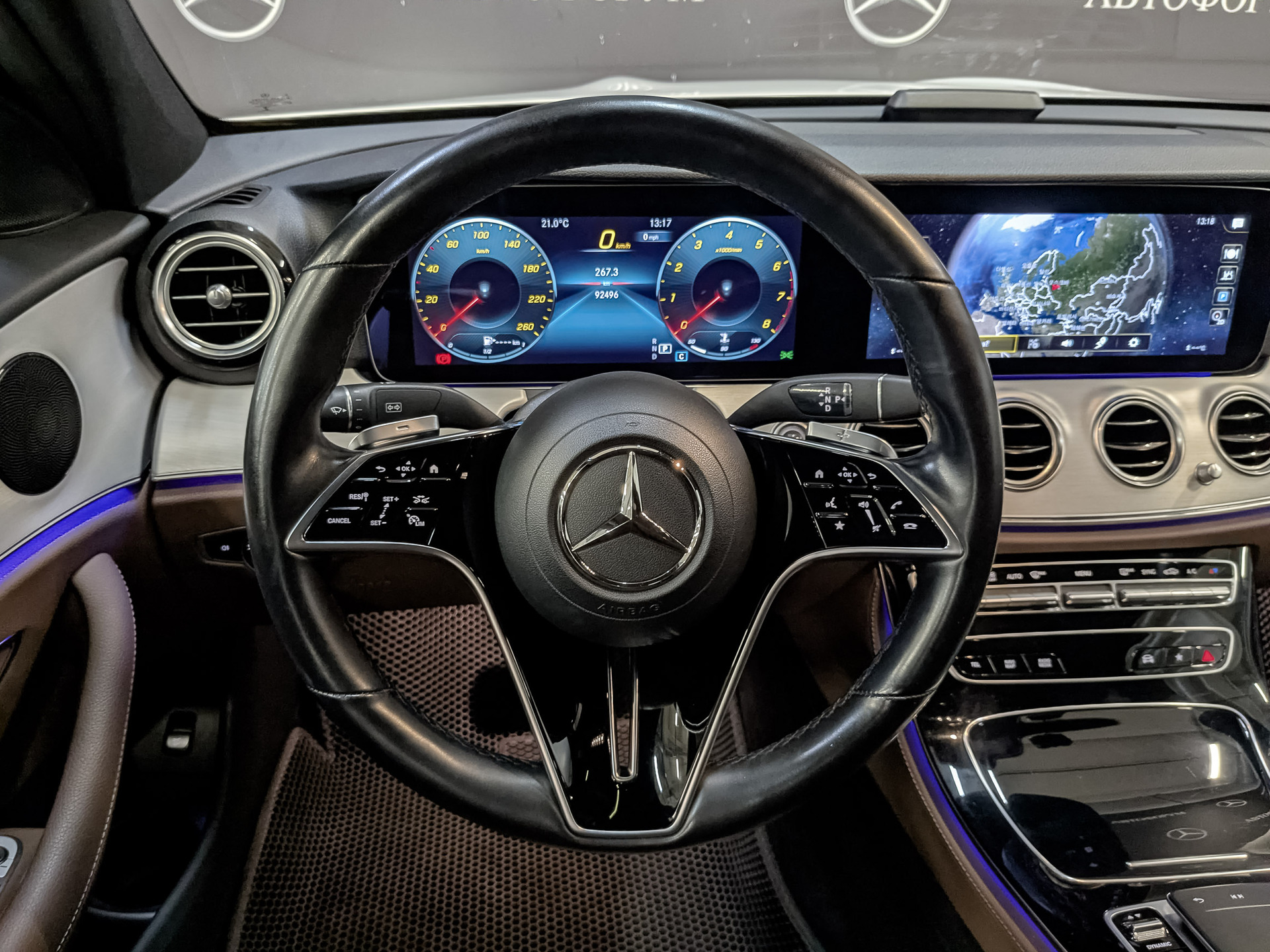 MERCEDES-BENZ E-Класс 2.00 (211 л.с), автомат, 2021, пробег 92 500 км