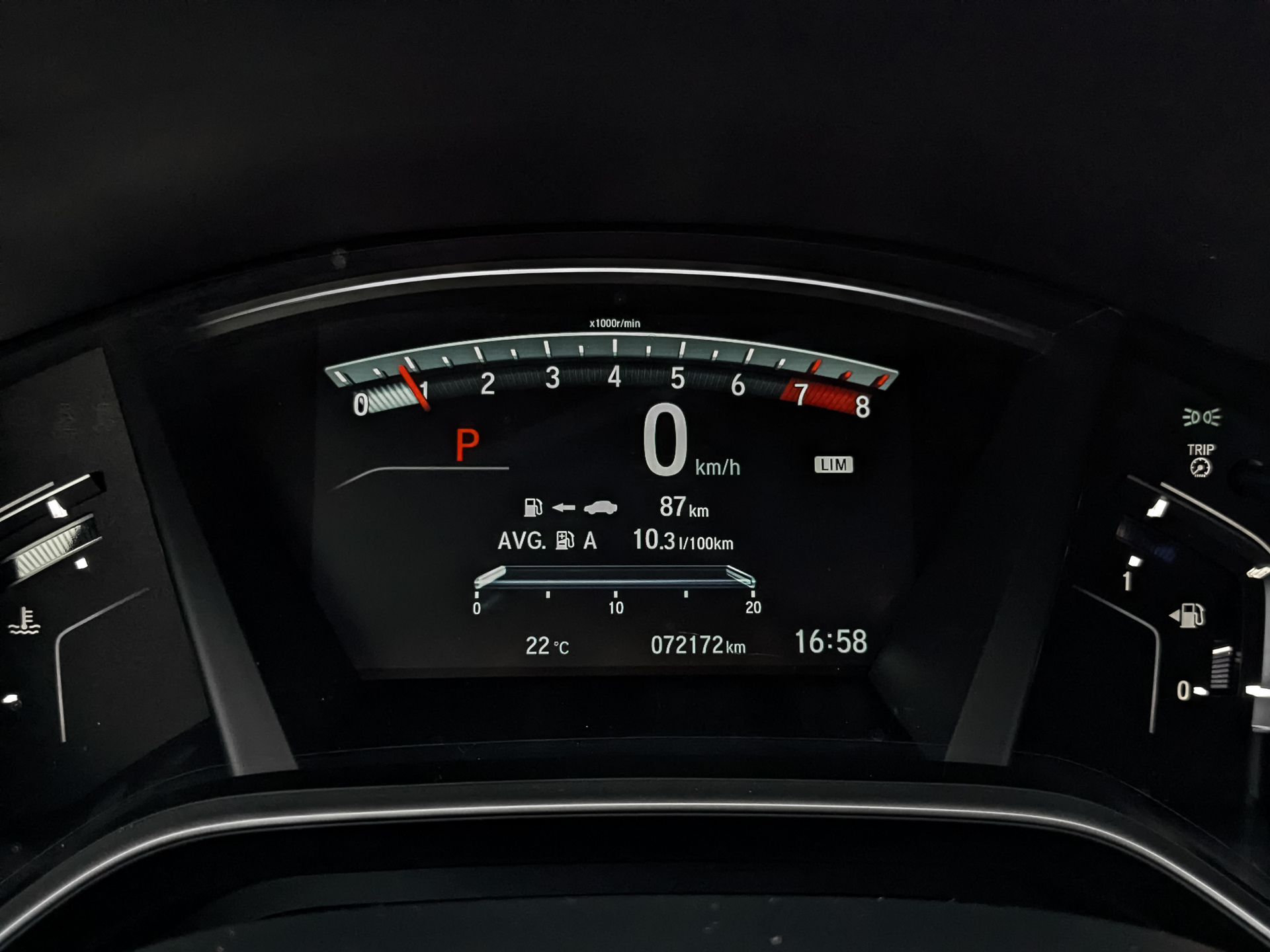 HONDA CR-V 2.40 (186 л.с), автомат, 2017, пробег 72 170 км