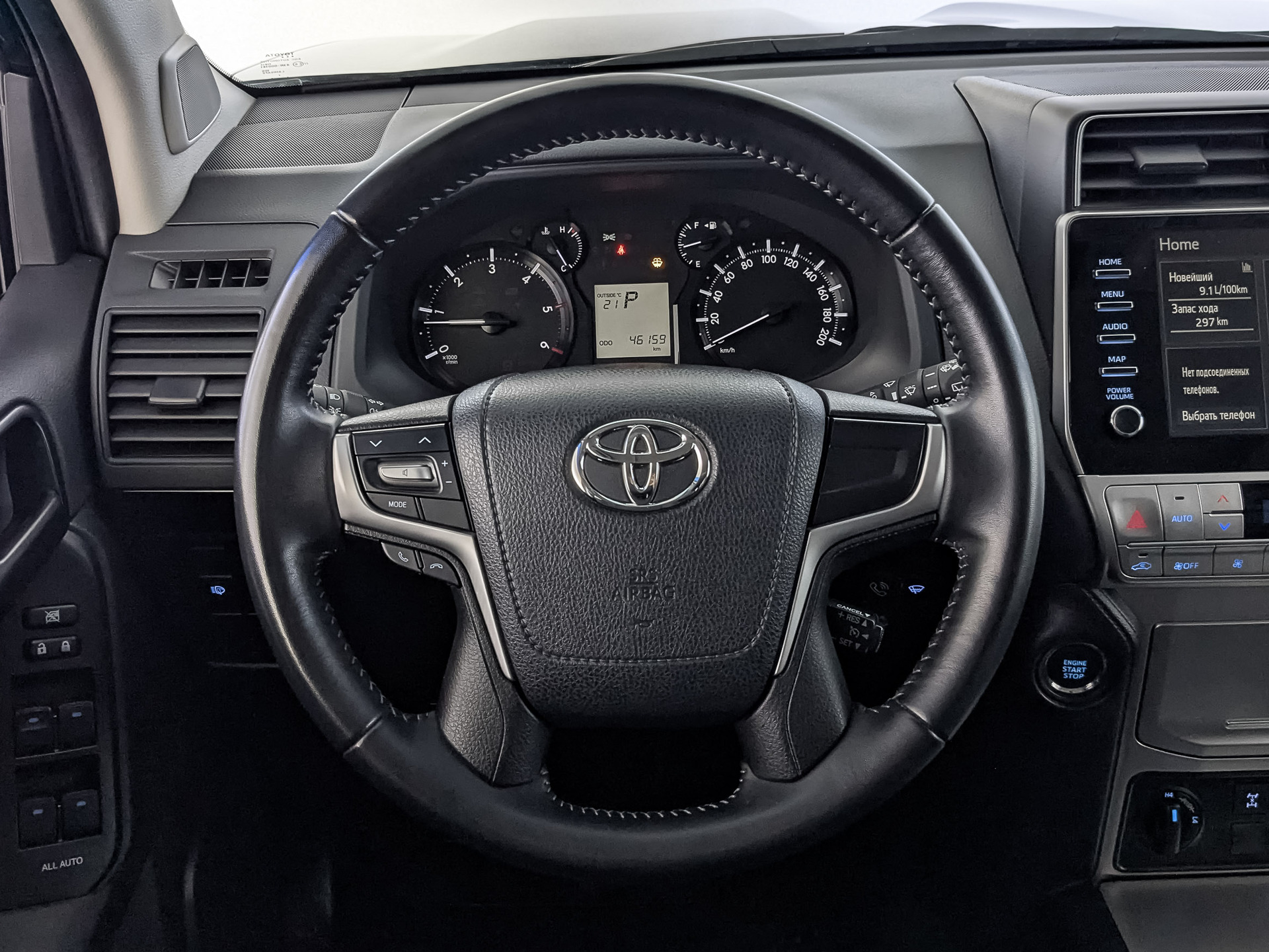 TOYOTA Land Cruiser Prado 2.80 (204 л.с), автомат, 2022, пробег 46 000 км