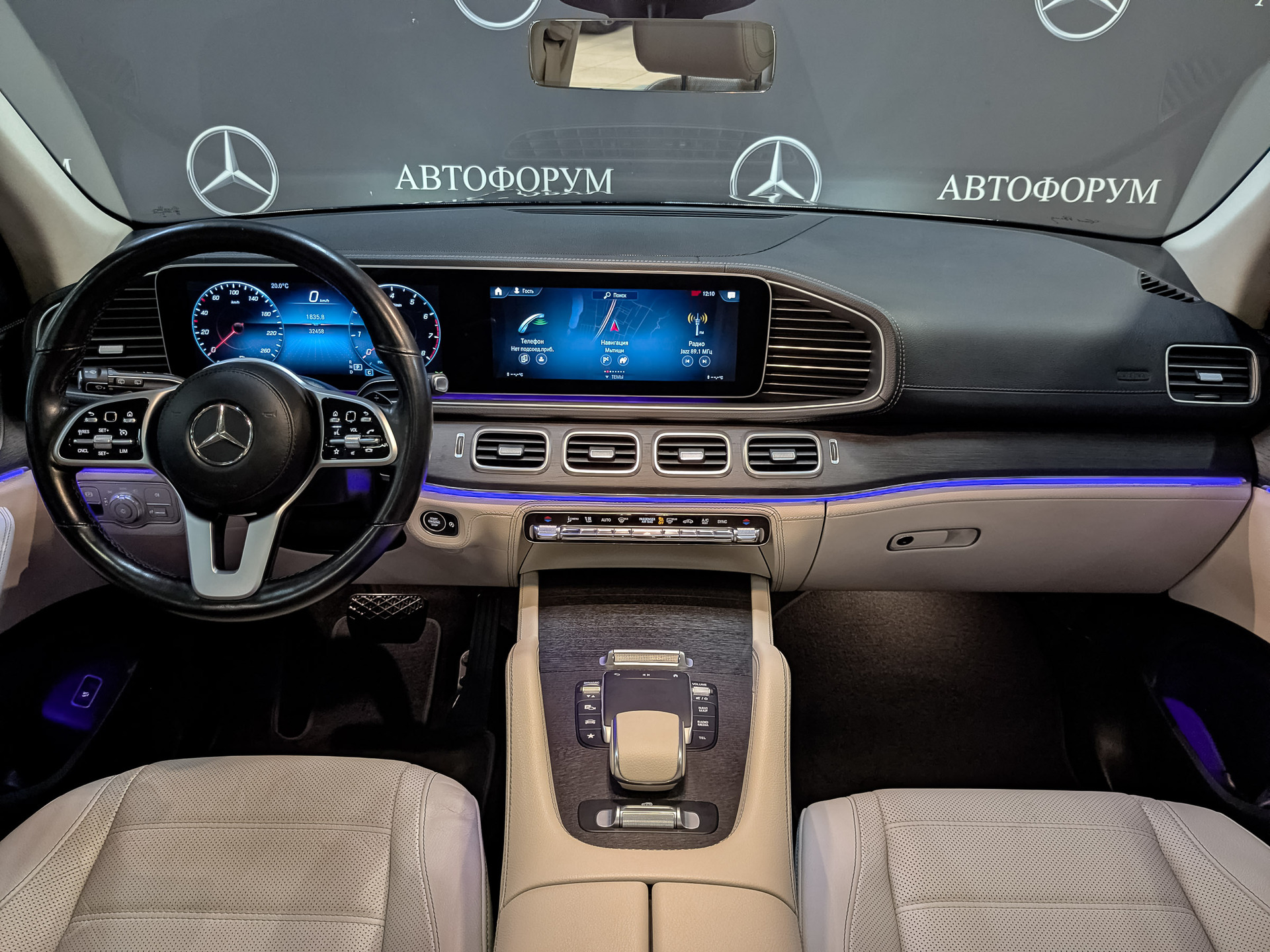 MERCEDES-BENZ GLE 3.00 (367 л.с), автомат, 2021, пробег 32 364 км