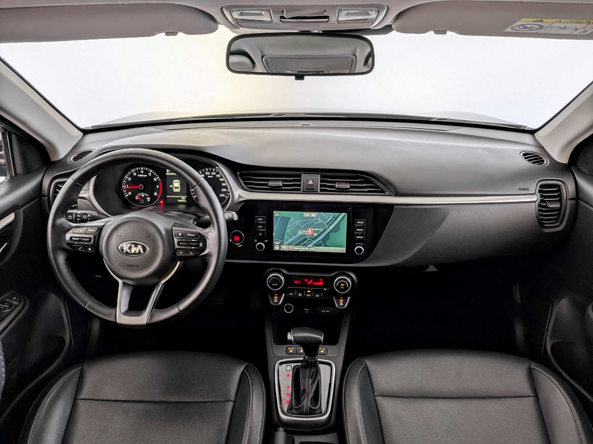 KIA Rio 1.60 (123 л.с), автомат, 2021, пробег 70 404 км