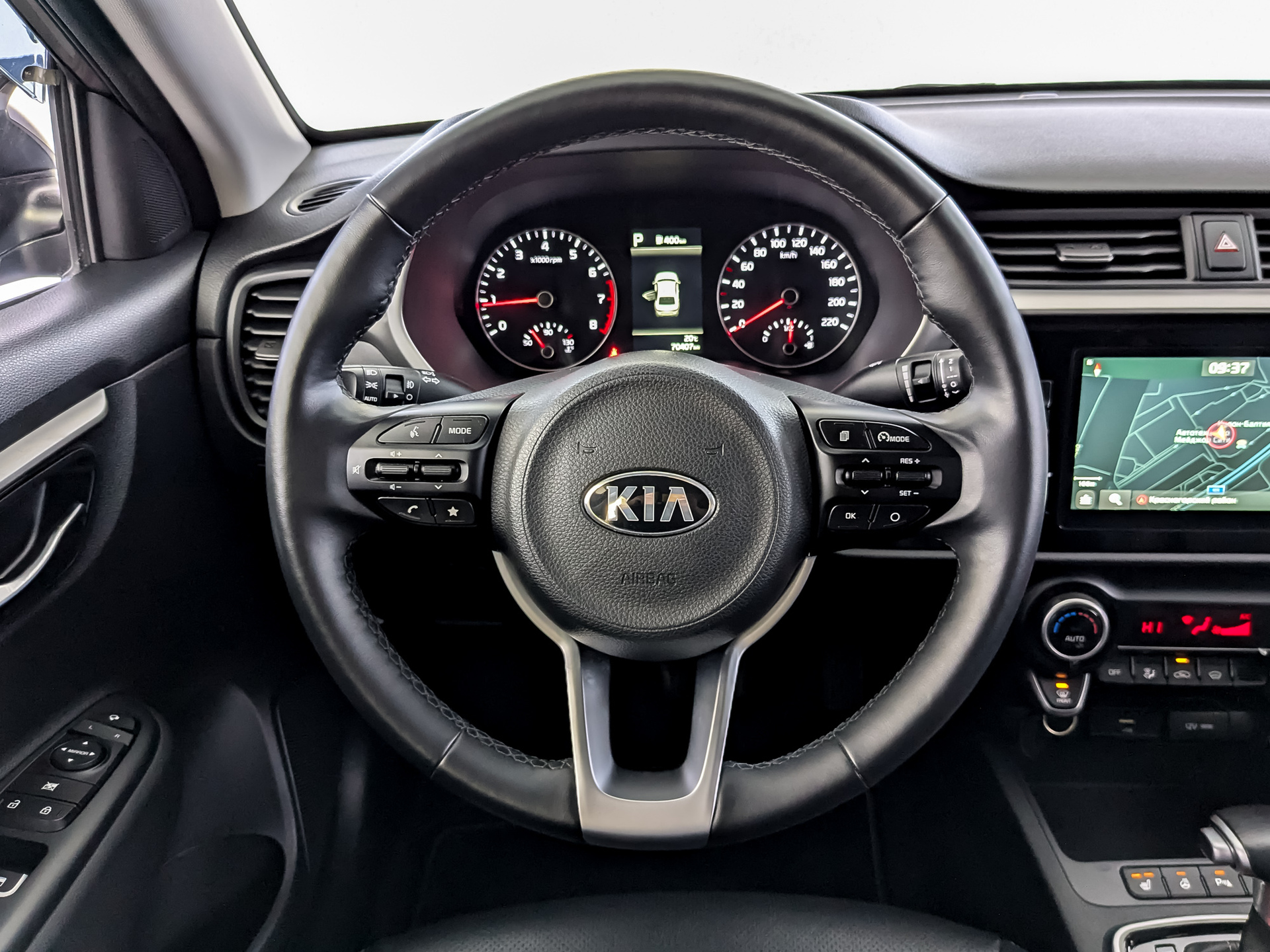 KIA Rio 1.60 (123 л.с), автомат, 2021, пробег 70 404 км