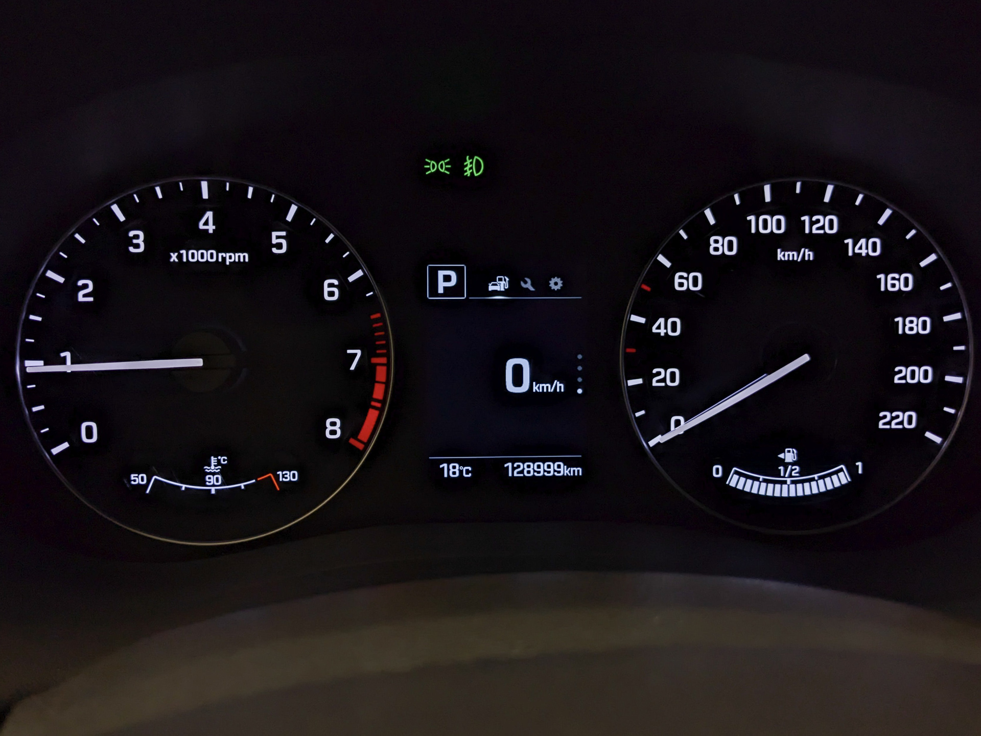 HYUNDAI Creta 2.00 (149 л.с), автомат, 2018, пробег 128 995 км