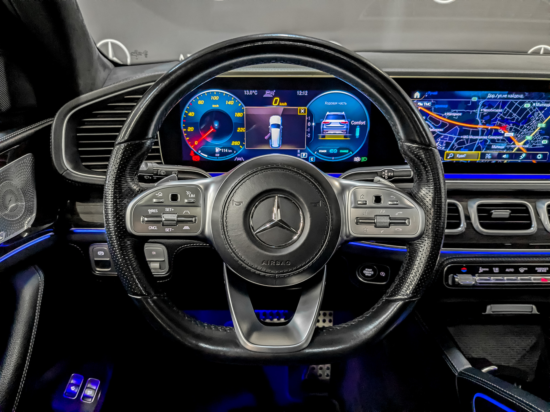 MERCEDES-BENZ GLS 4.00 (489 л.с), автомат, 2020, пробег 93 460 км