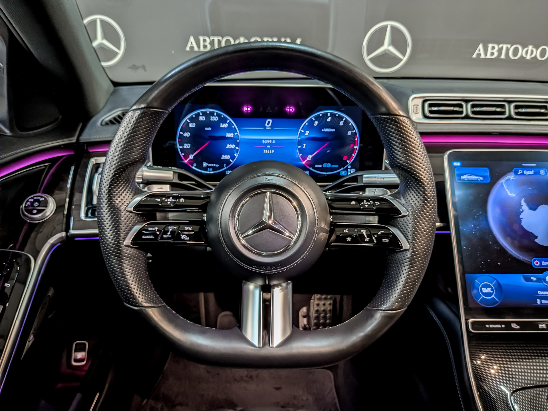 MERCEDES-BENZ S-Класс 3.00 (449 л.с), автомат, 2022, пробег 75 114 км