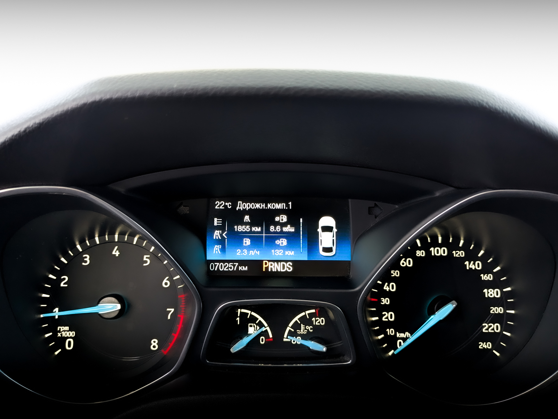 FORD Focus 1.50 (150 л.с), автомат, 2018, пробег 70 252 км