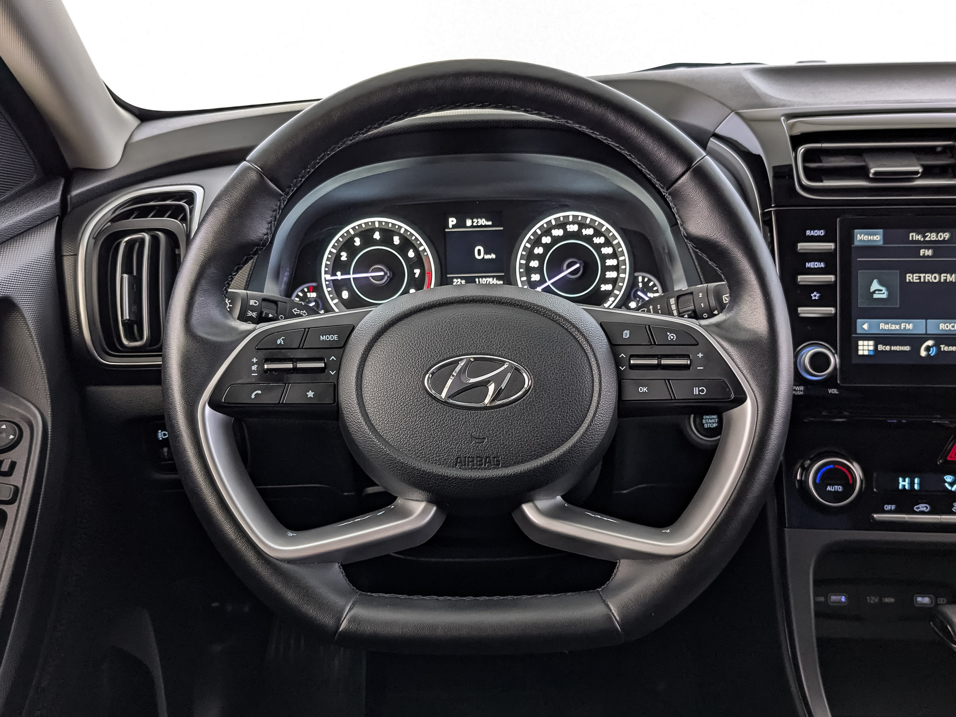 HYUNDAI Creta 1.60 (123 л.с), автомат, 2021, пробег 110 760 км