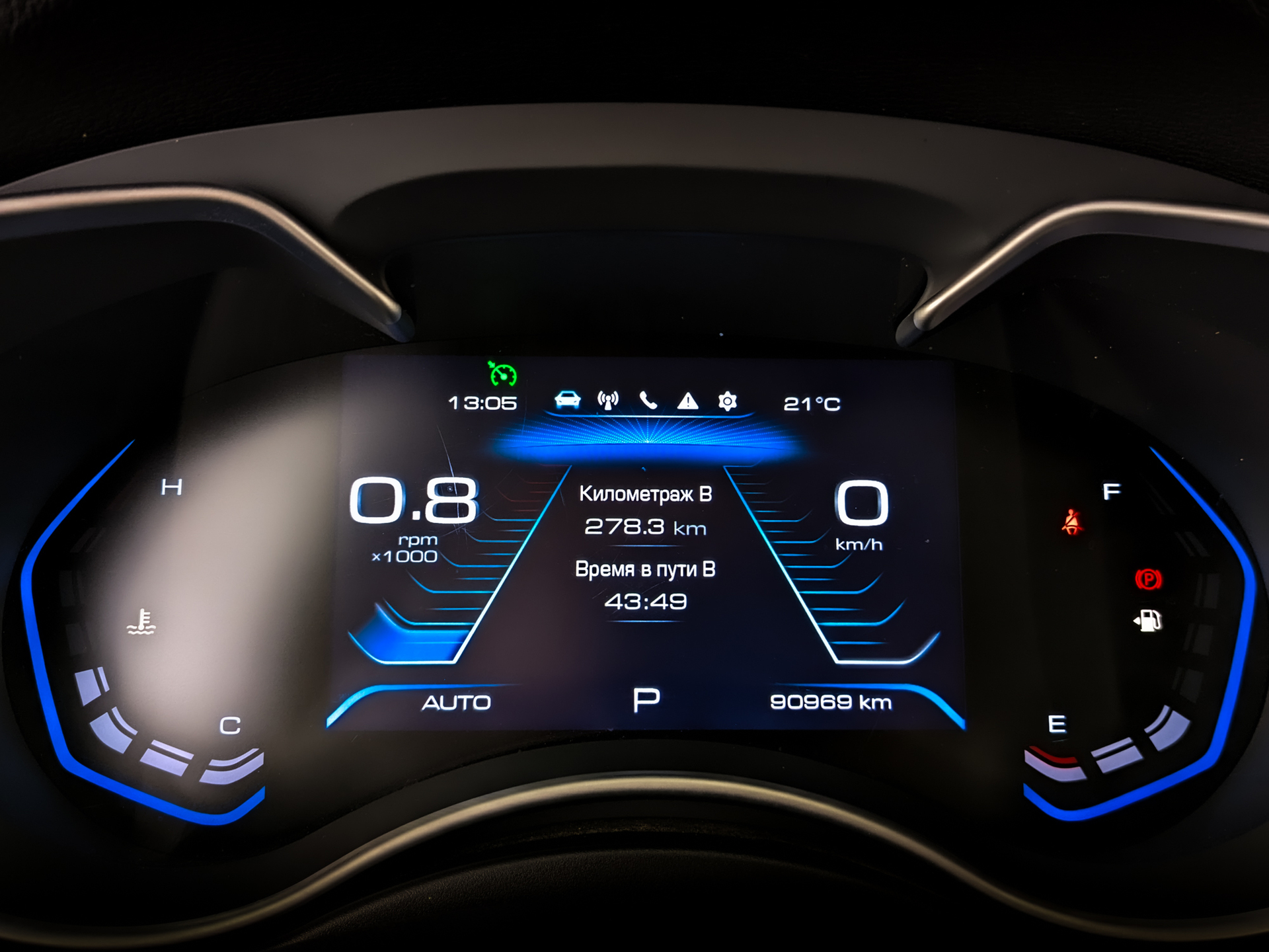 HAVAL H9 2.00 (218 л.с), автомат, 2021, пробег 90 829 км