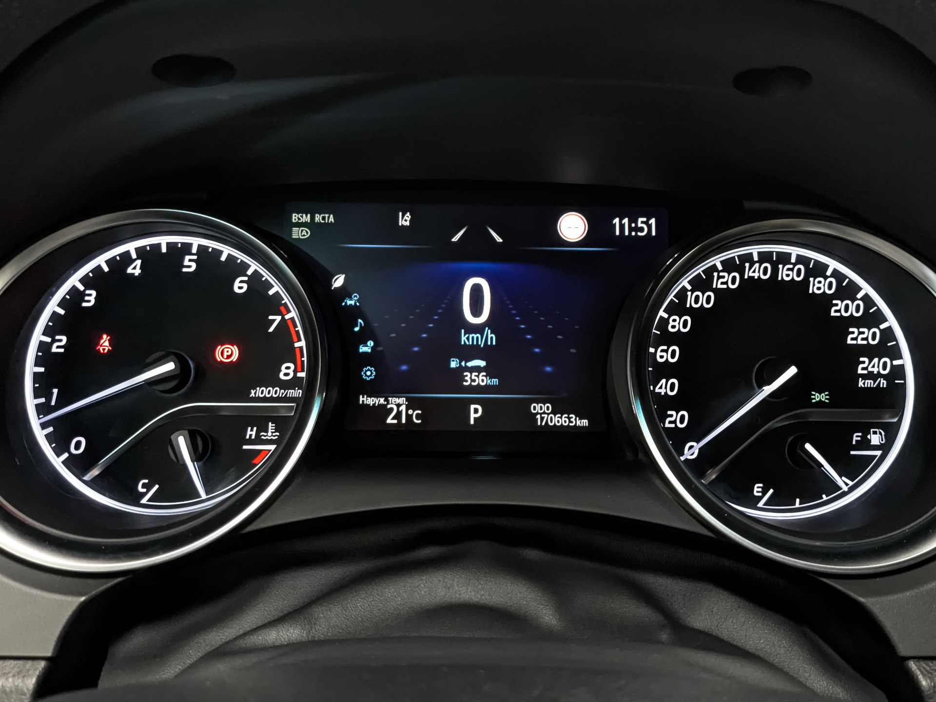TOYOTA Camry 2.50 (200 л.с), автомат, 2021, пробег 170 661 км