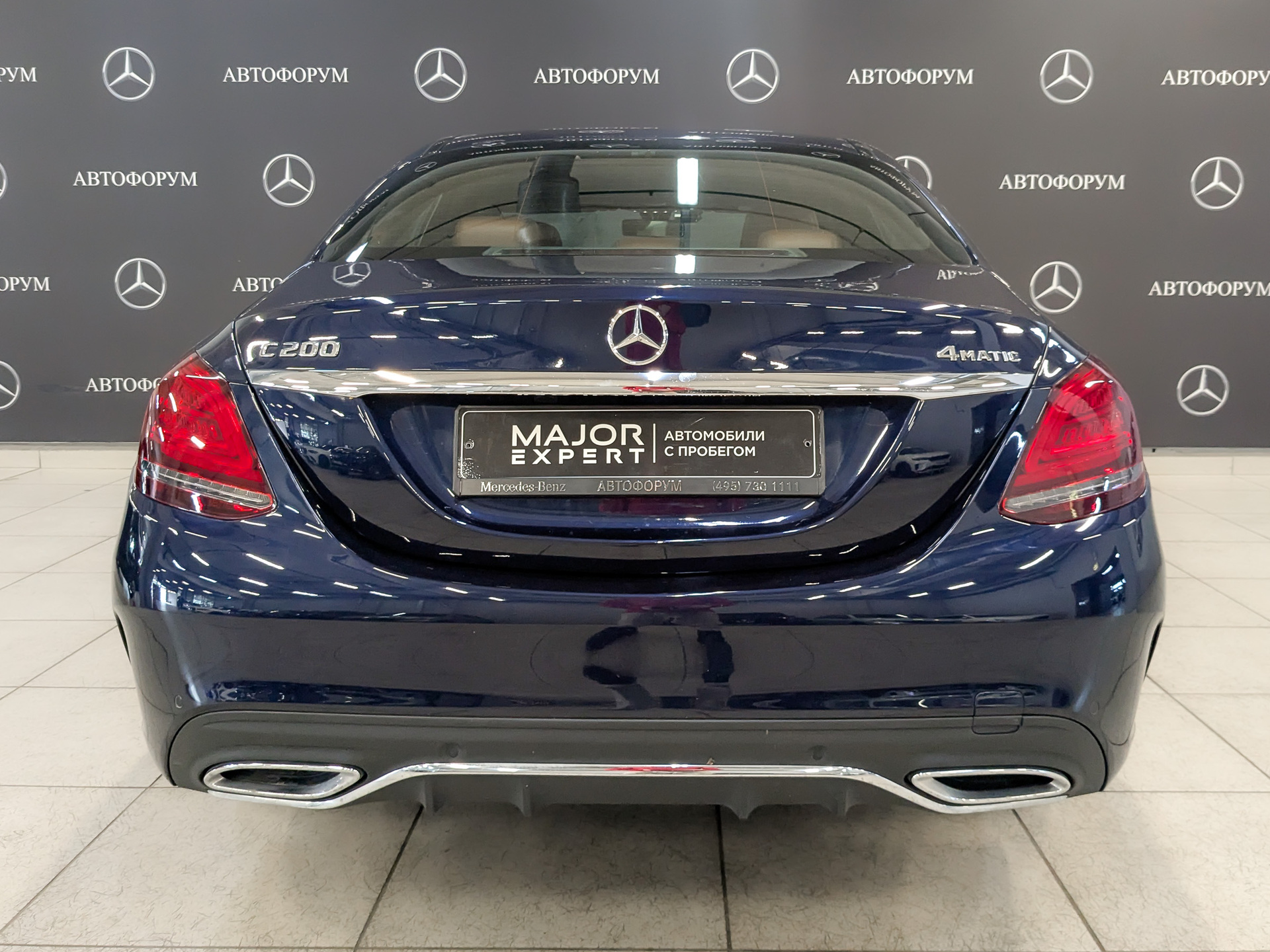 MERCEDES-BENZ C-Класс 2.00 (204 л.с), автомат, 2020, пробег 57 954 км