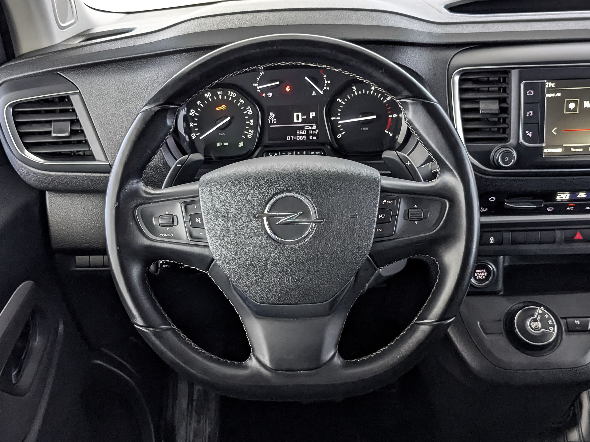 OPEL Zafira Life 2.00 (150 л.с), автомат, 2021, пробег 74 900 км