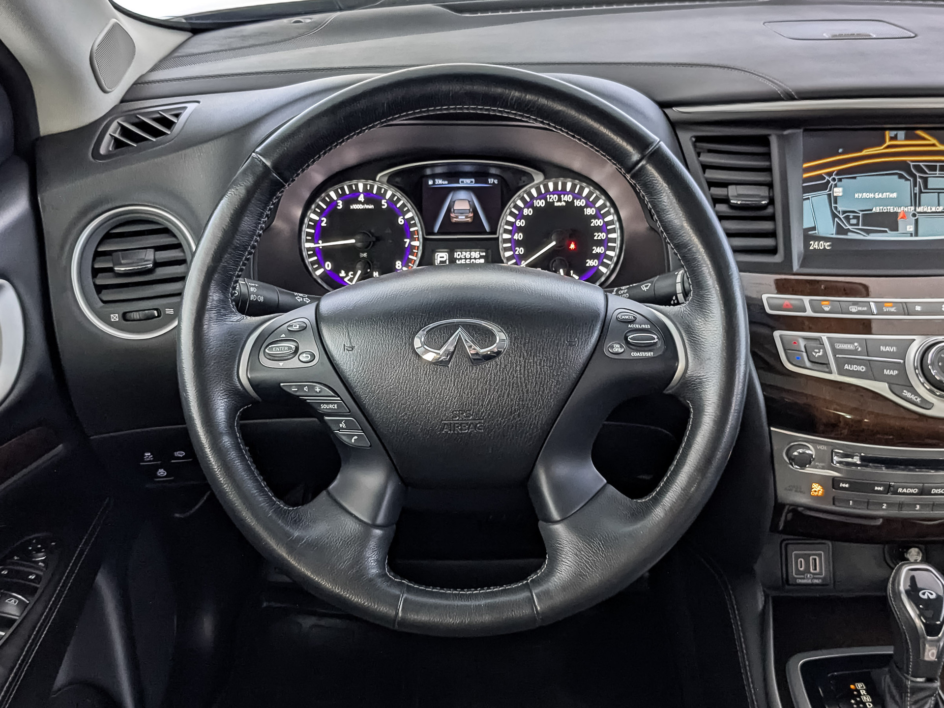 INFINITI QX60 3.50 (283 л.с), автомат, 2019, пробег 102 694 км