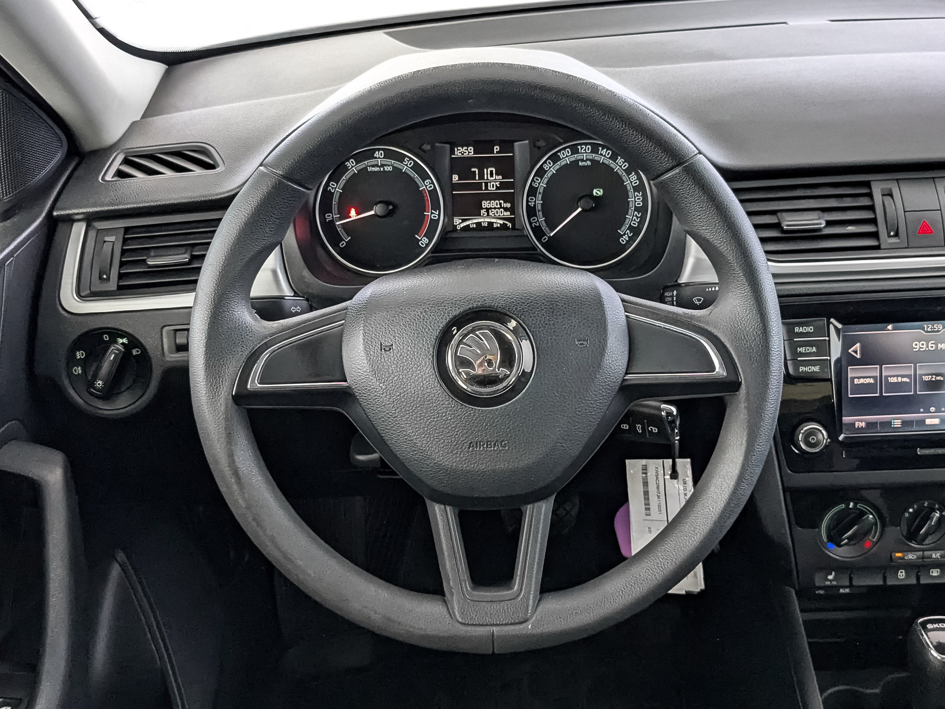 SKODA Rapid 1.60 (110 л.с), автомат, 2018, пробег 151 199 км