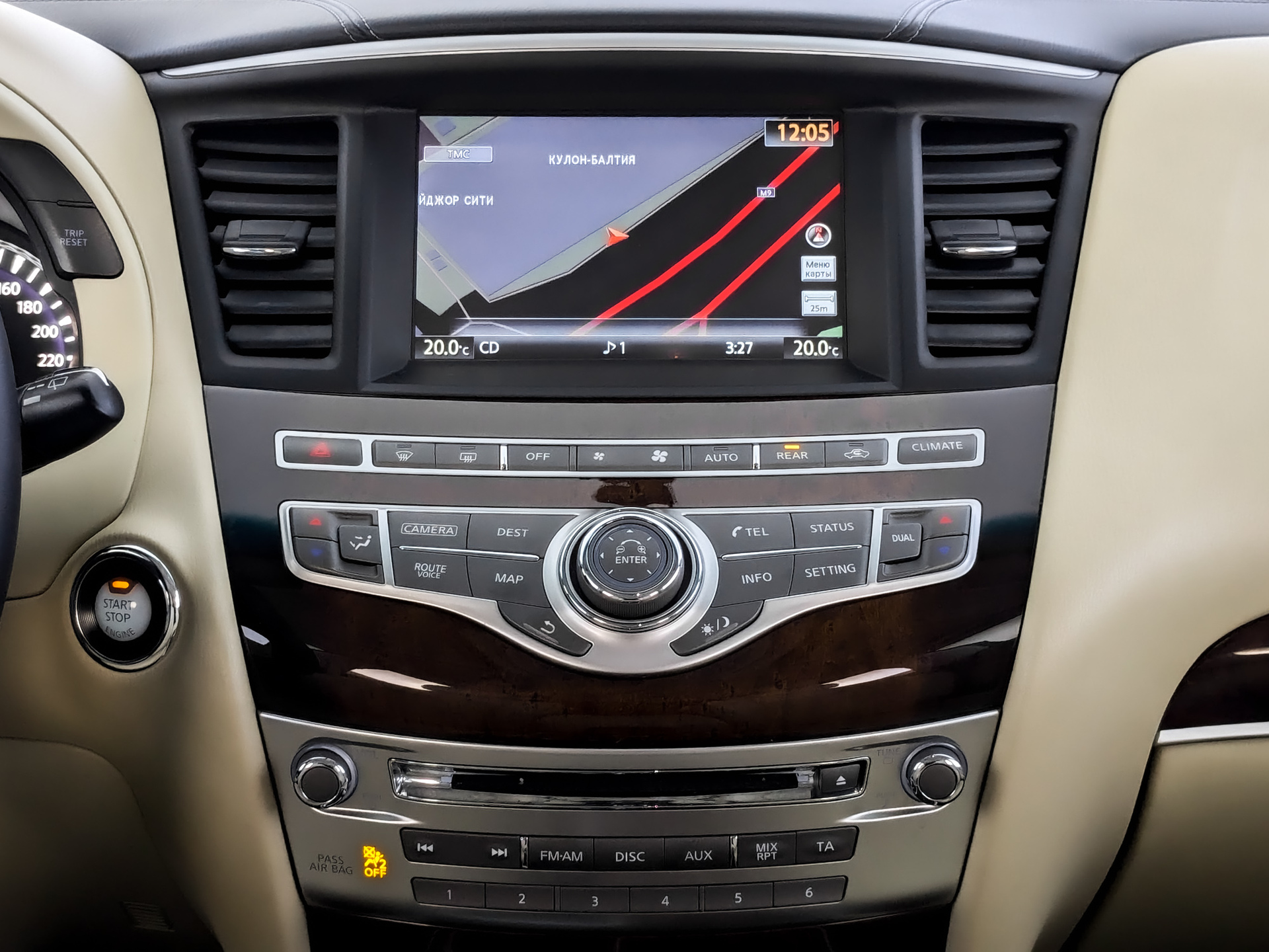 INFINITI QX60 3.50 (262 л.с), автомат, 2016, пробег 141 708 км