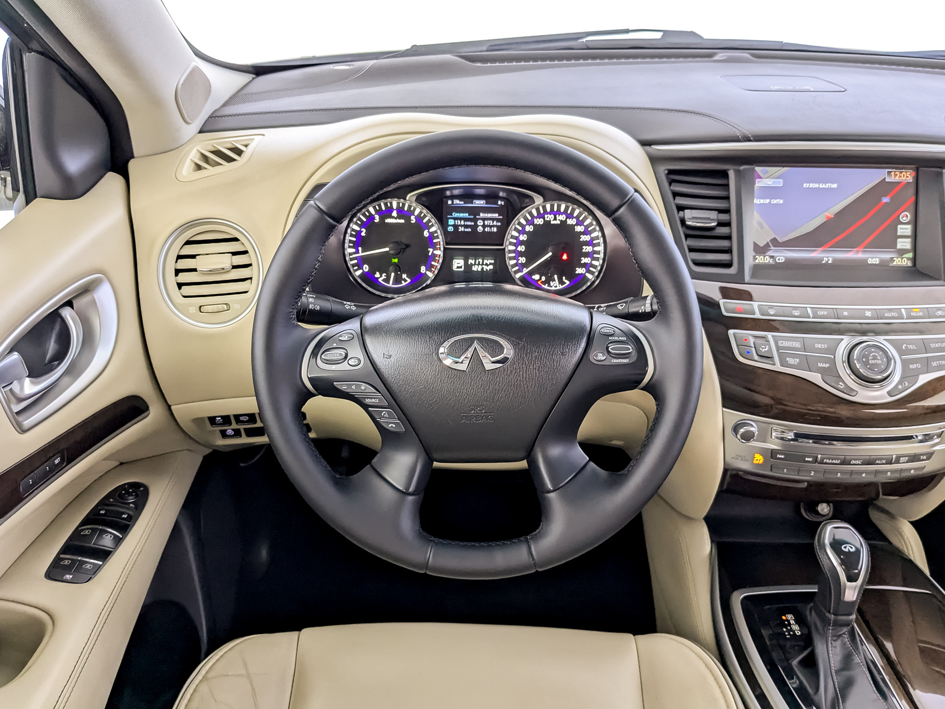 INFINITI QX60 3.50 (262 л.с), автомат, 2016, пробег 141 708 км