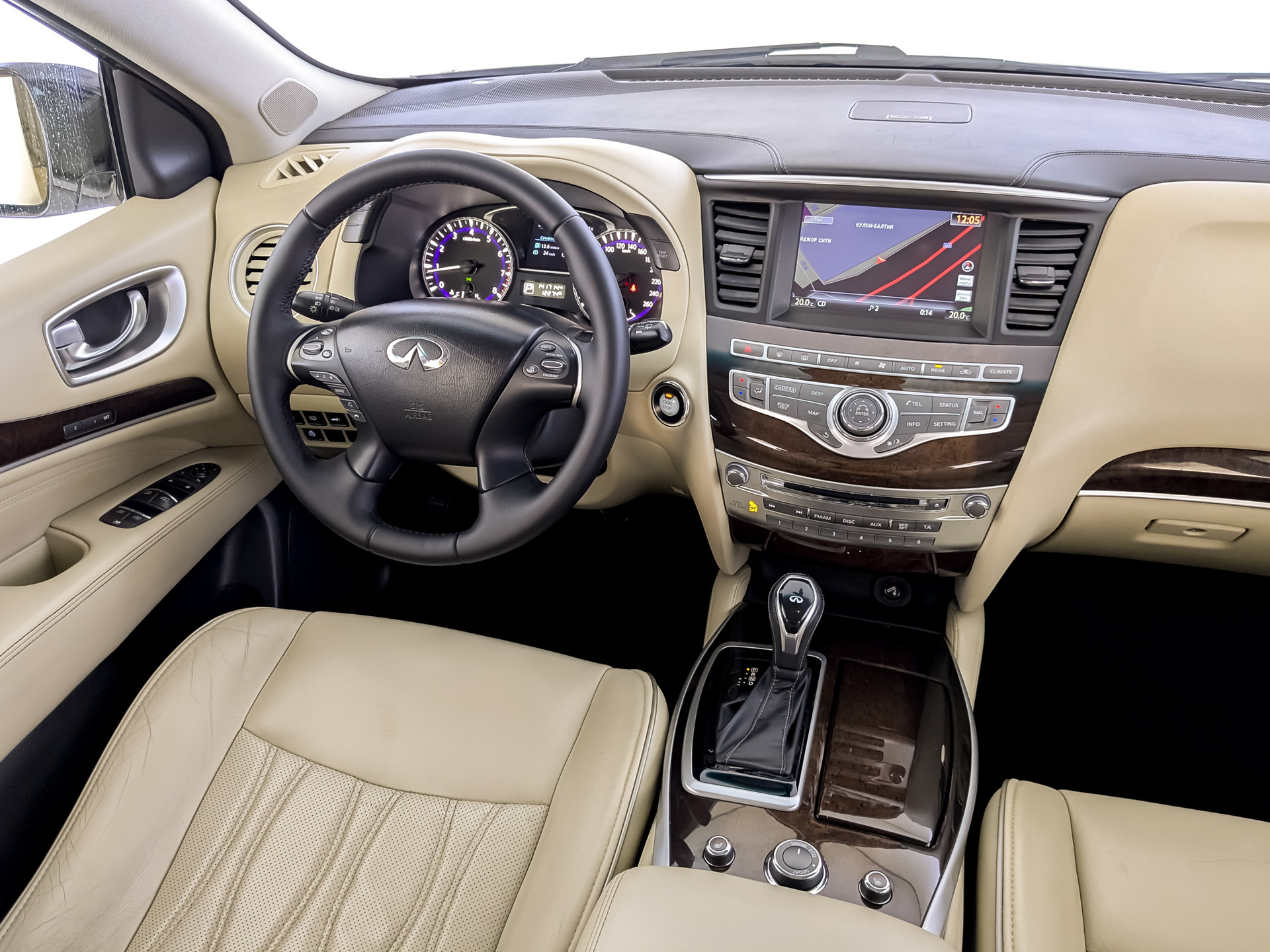 INFINITI QX60 3.50 (262 л.с), автомат, 2016, пробег 141 708 км